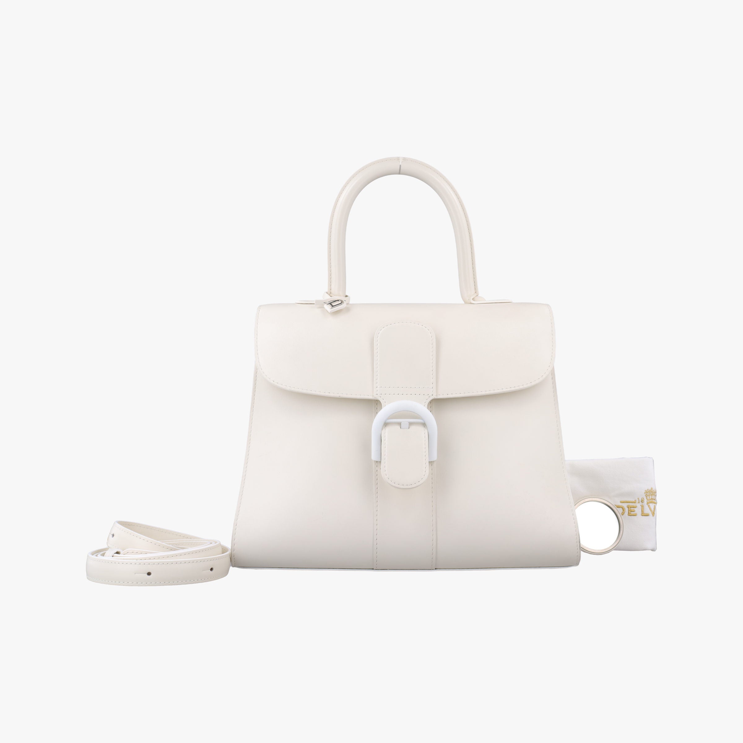 Secondhand Delvaux Brillant White Leather  shoulderbag | stylenewstar