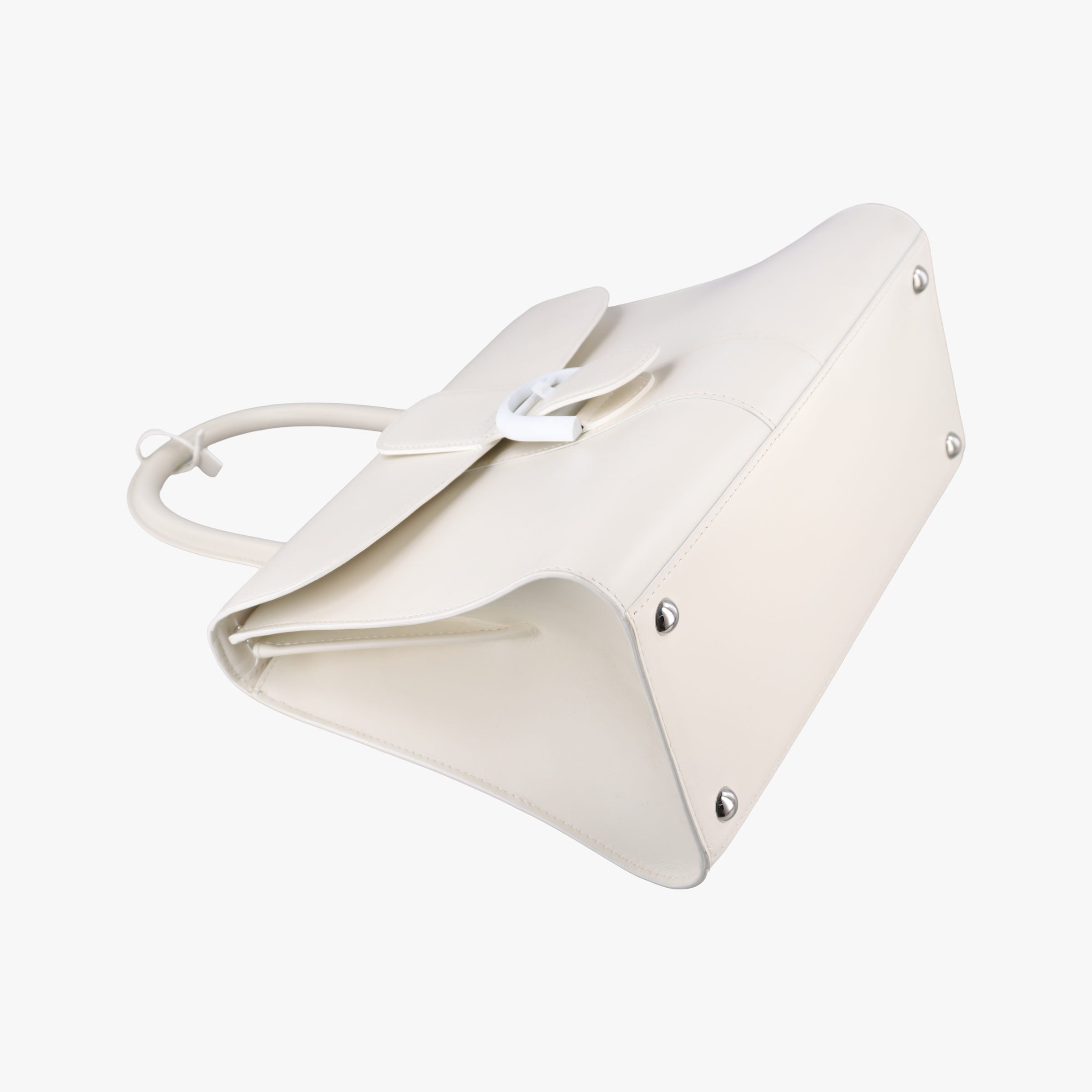 Secondhand Delvaux Brillant White Leather  shoulderbag | stylenewstar