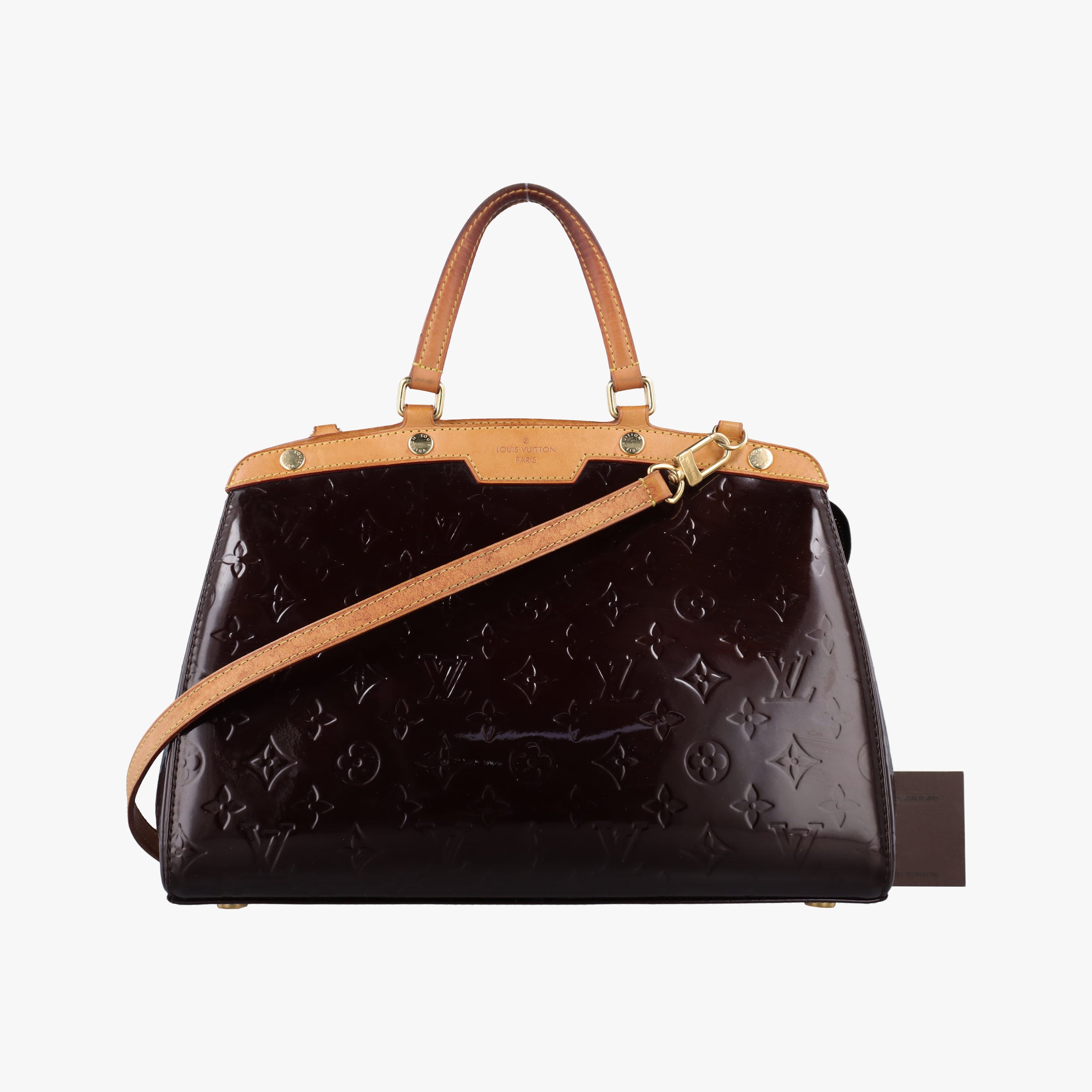 Pre-owned Louis Vuitton Brea MM AMARANTE Vernis M91619 shoulderbag | stylenewstar