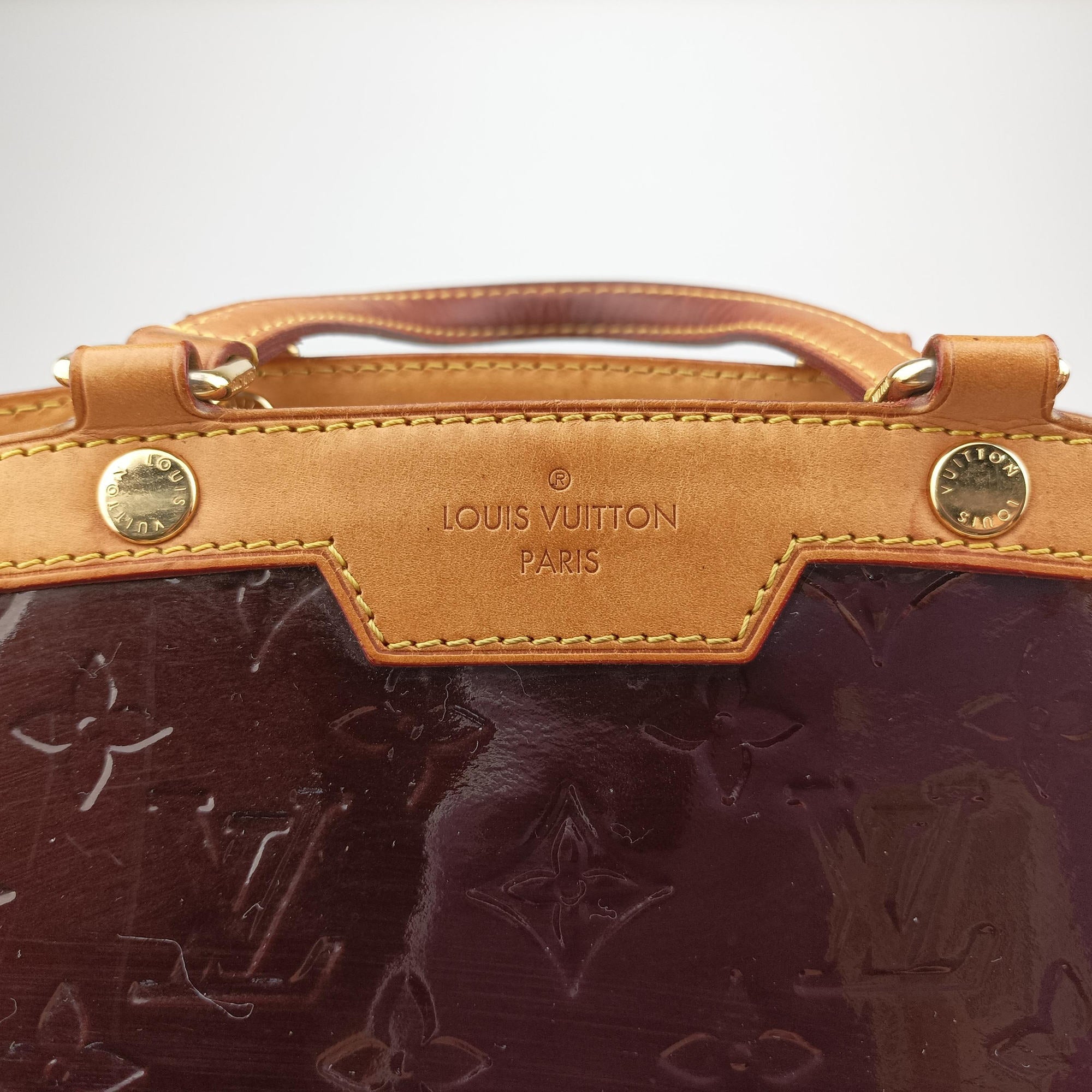 Pre-owned Louis Vuitton Brea MM AMARANTE Vernis M91619 shoulderbag | stylenewstar