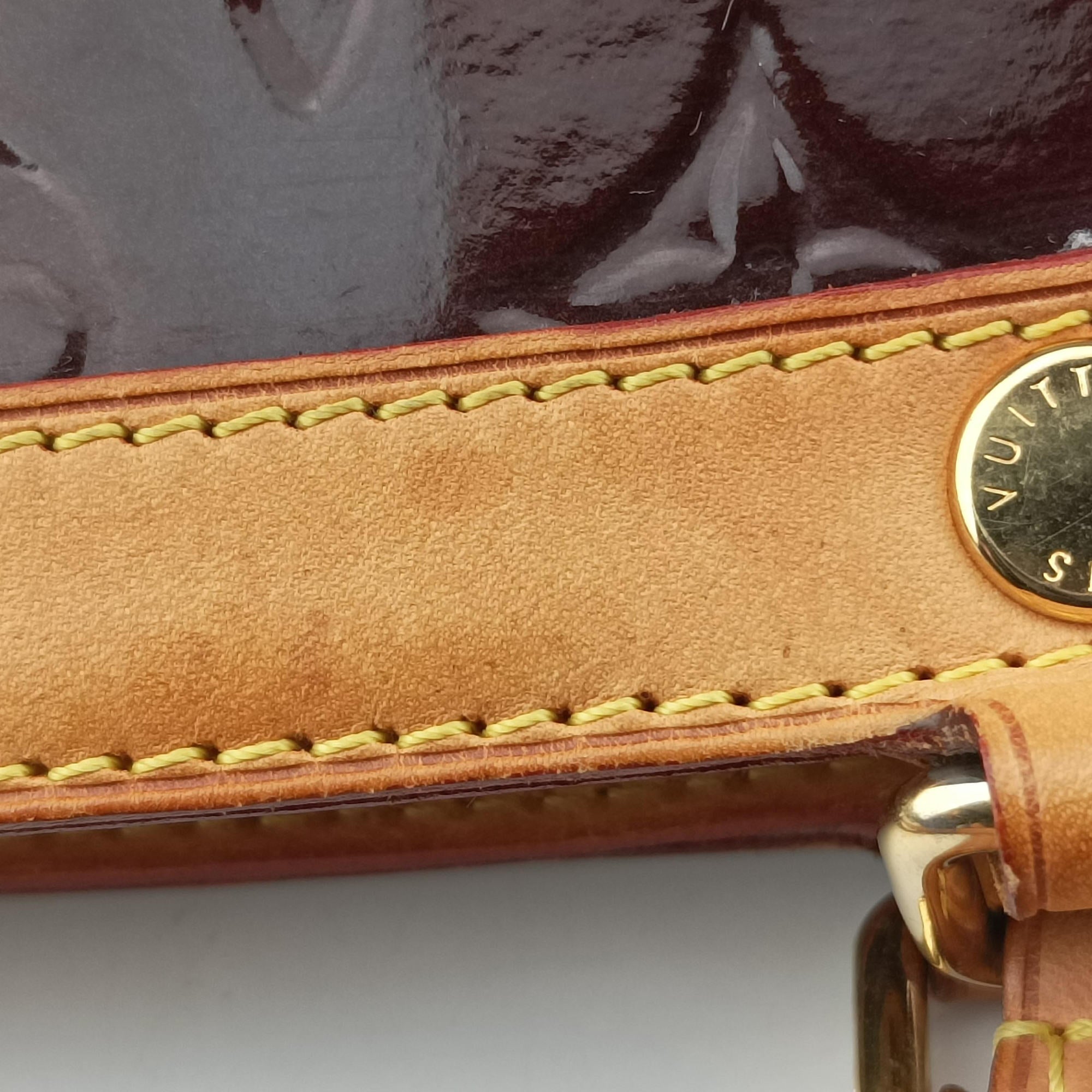 Pre-owned Louis Vuitton Brea MM AMARANTE Vernis M91619 shoulderbag | stylenewstar