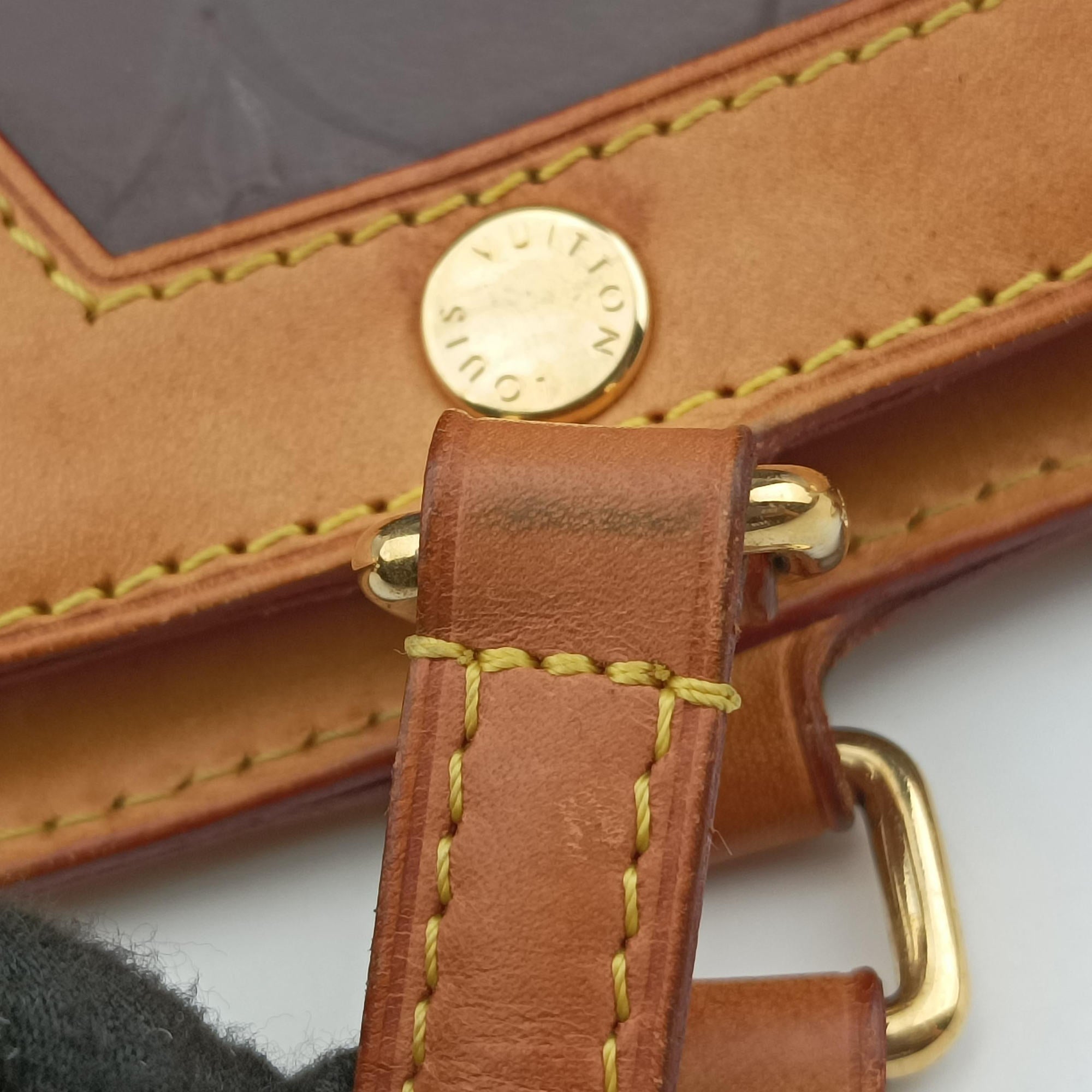 Pre-owned Louis Vuitton Brea MM AMARANTE Vernis M91619 shoulderbag | stylenewstar