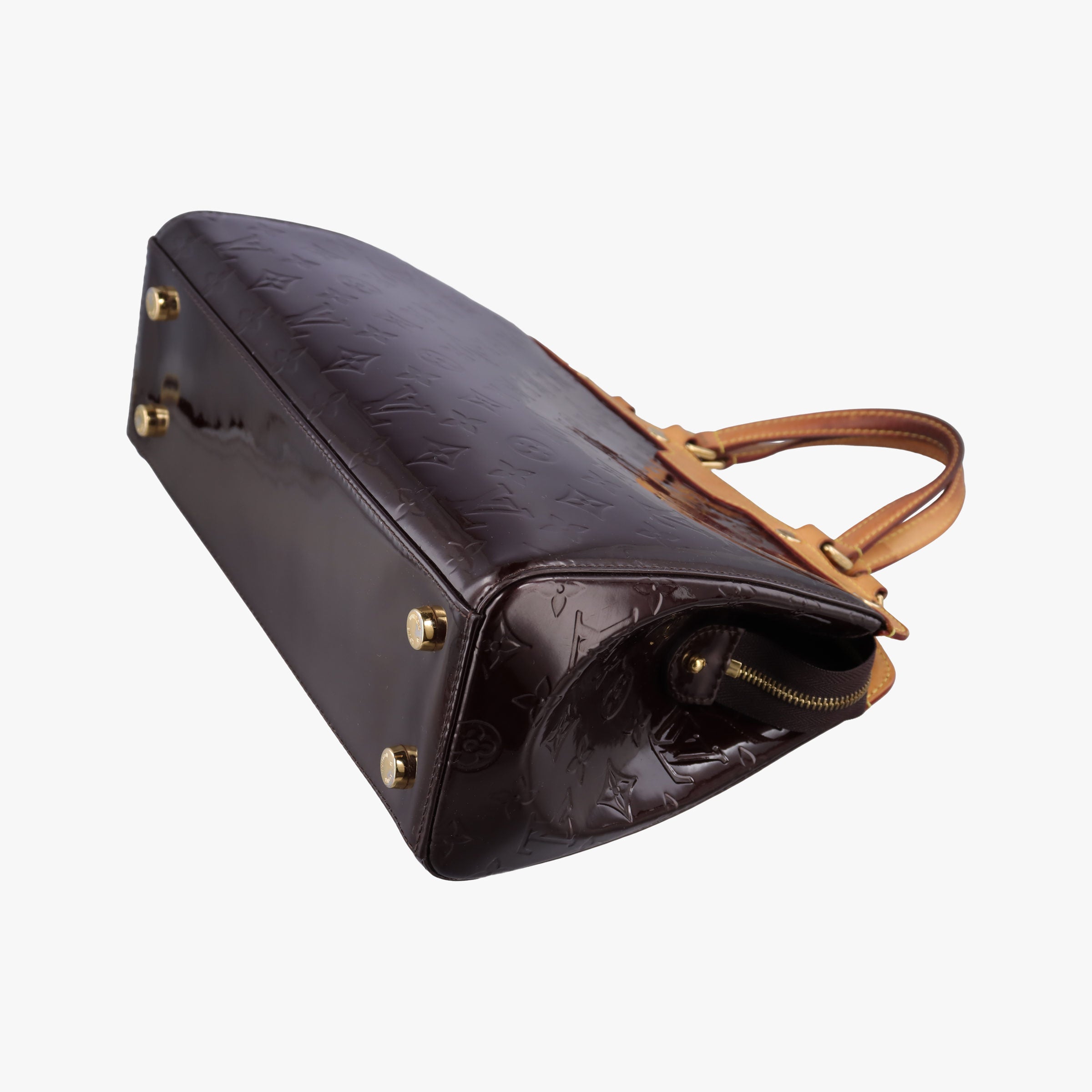 Pre-owned Louis Vuitton Brea MM AMARANTE Vernis M91619 shoulderbag | stylenewstar