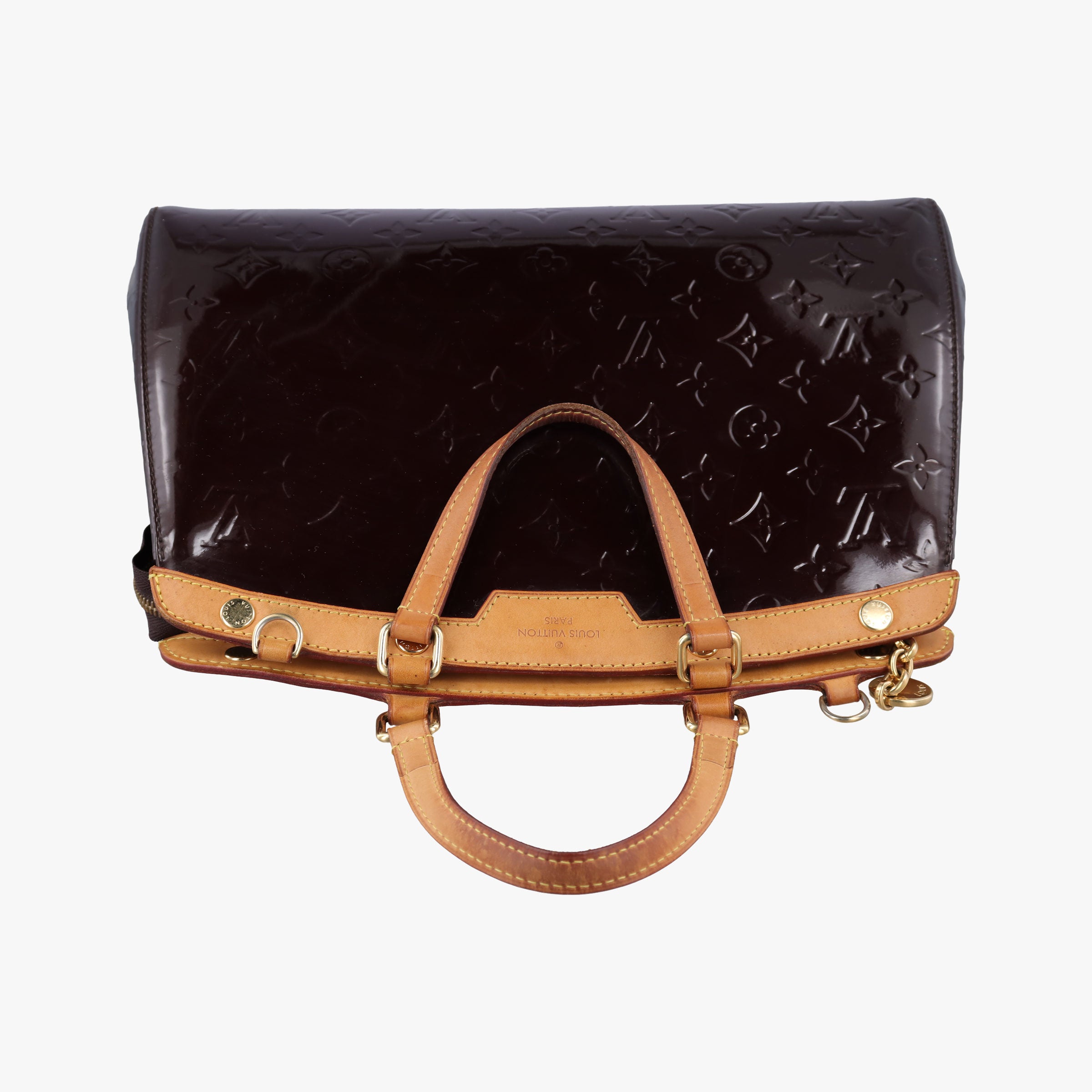 Pre-owned Louis Vuitton Brea MM AMARANTE Vernis M91619 shoulderbag | stylenewstar