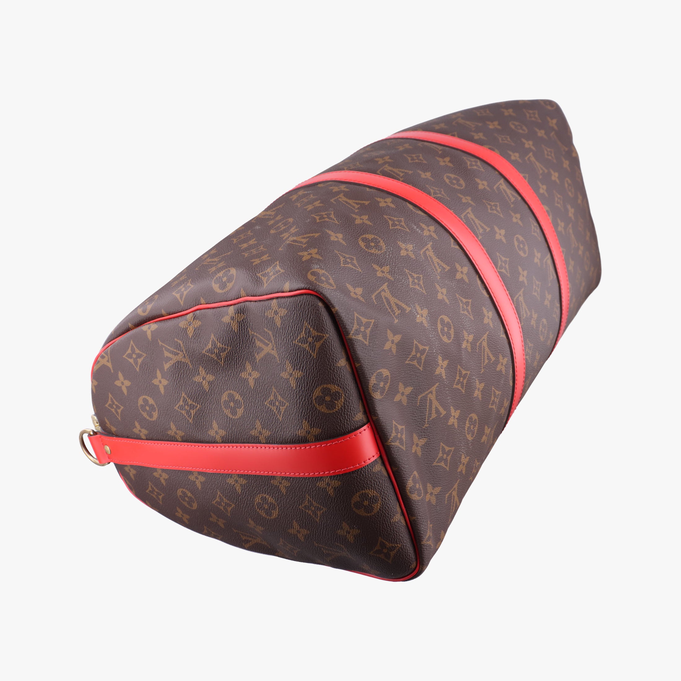 Pre-owned Louis Vuitton Keepall Bandouliere 50 Brown×red Monogram canvas M44740 shoulderbag | stylenewstar