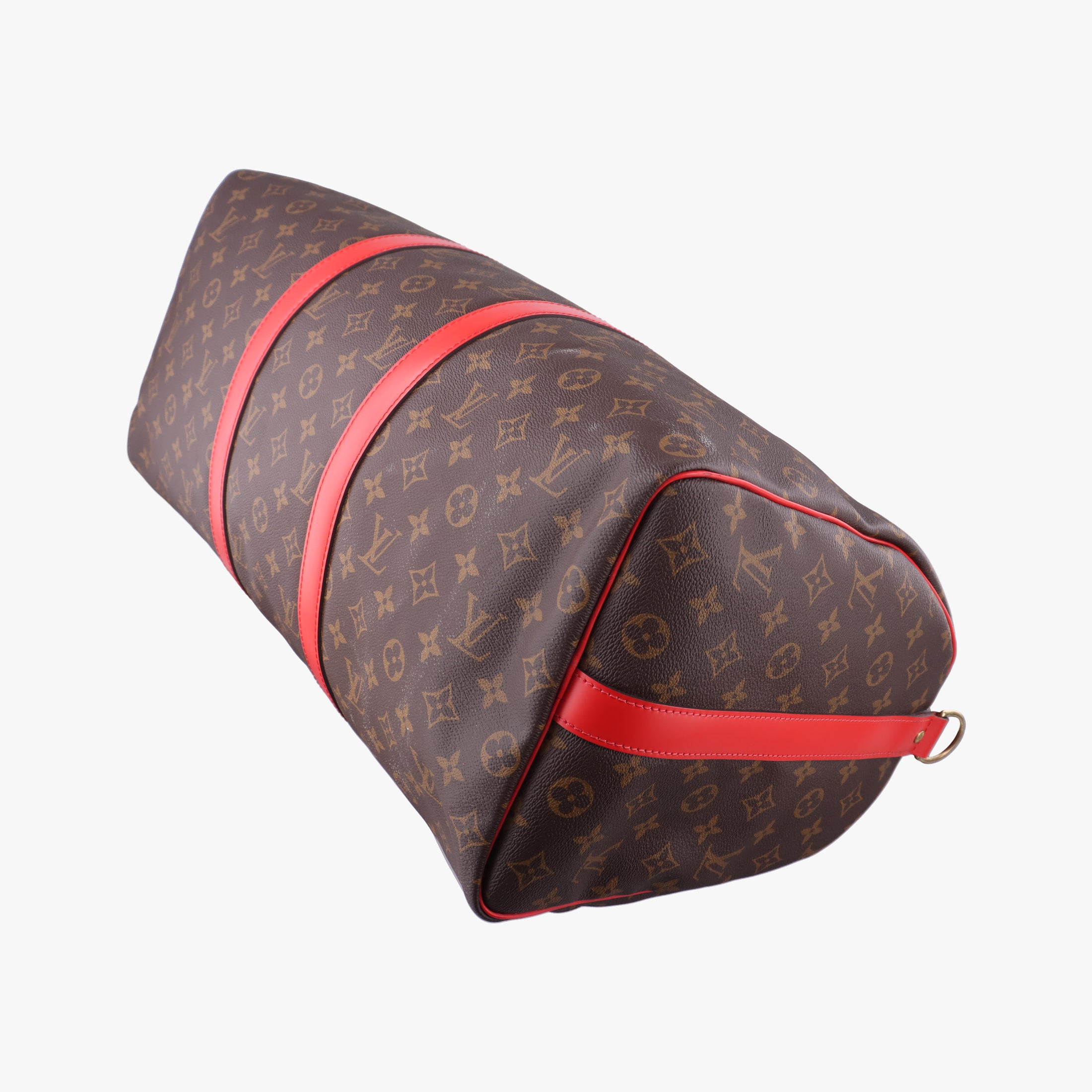 Pre-owned Louis Vuitton Keepall Bandouliere 50 Brown×red Monogram canvas M44740 shoulderbag | stylenewstar