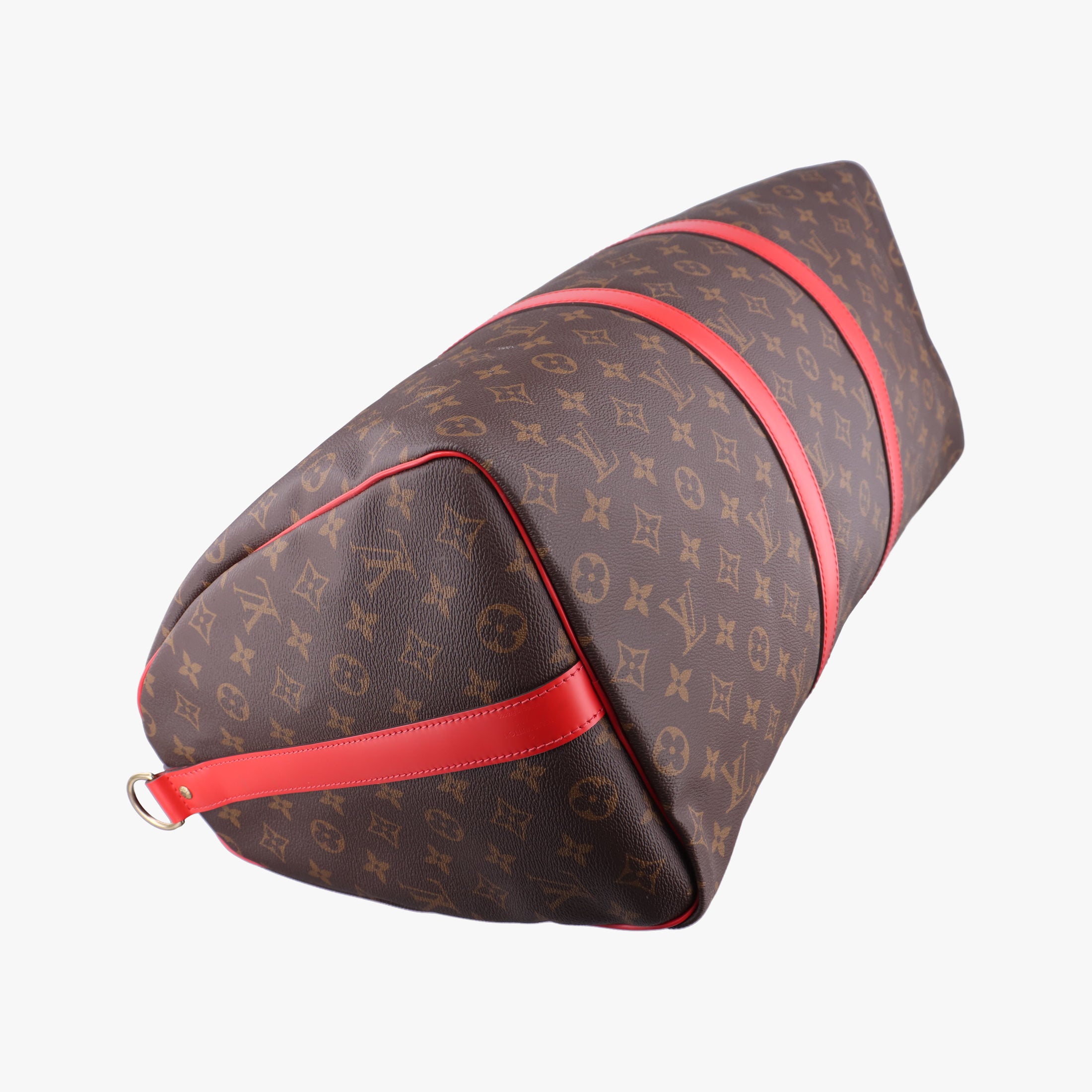Pre-owned Louis Vuitton Keepall Bandouliere 50 Brown×red Monogram canvas M44740 shoulderbag | stylenewstar