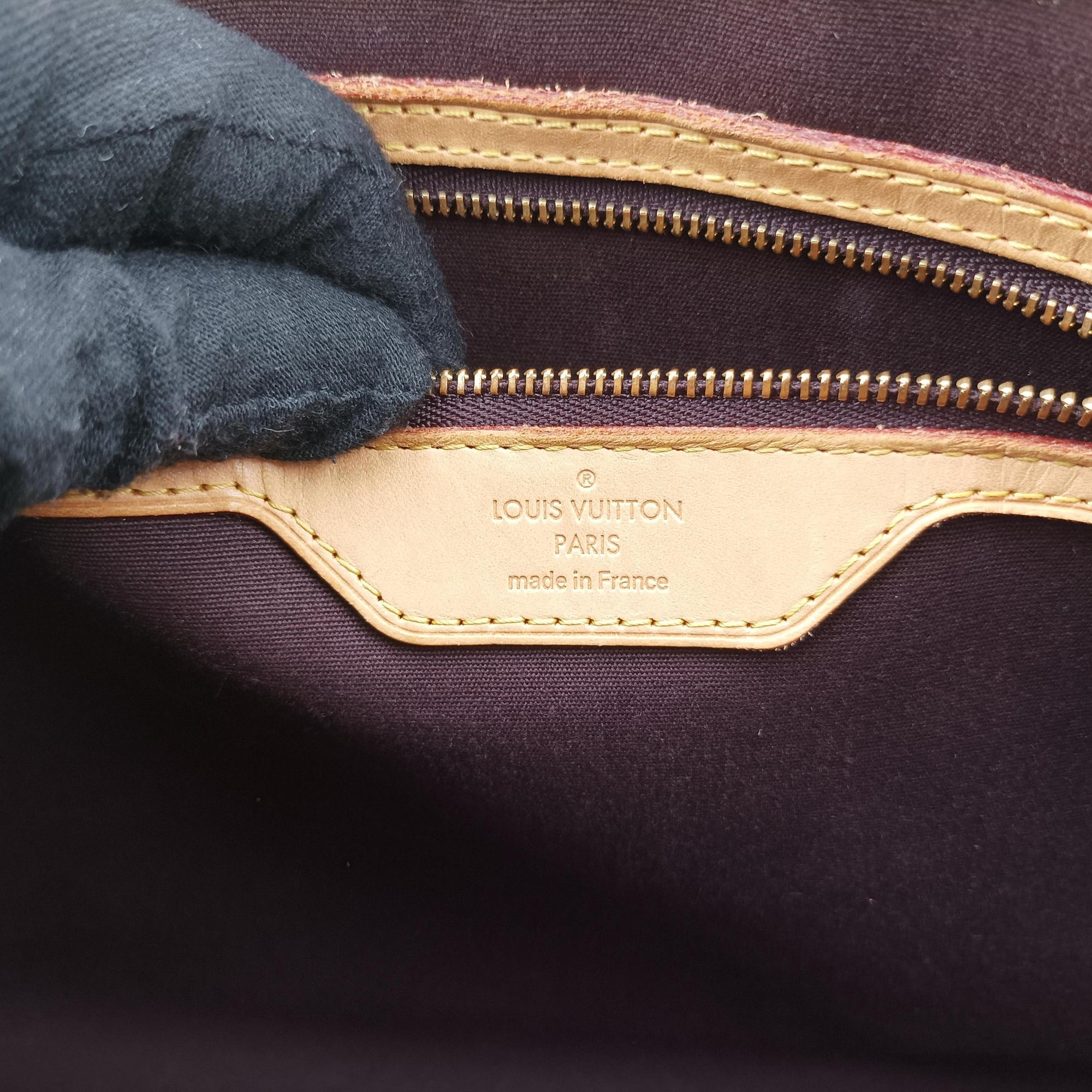 Pre-owned Louis Vuitton Brea MM AMARANTE Vernis M91619 shoulderbag | stylenewstar