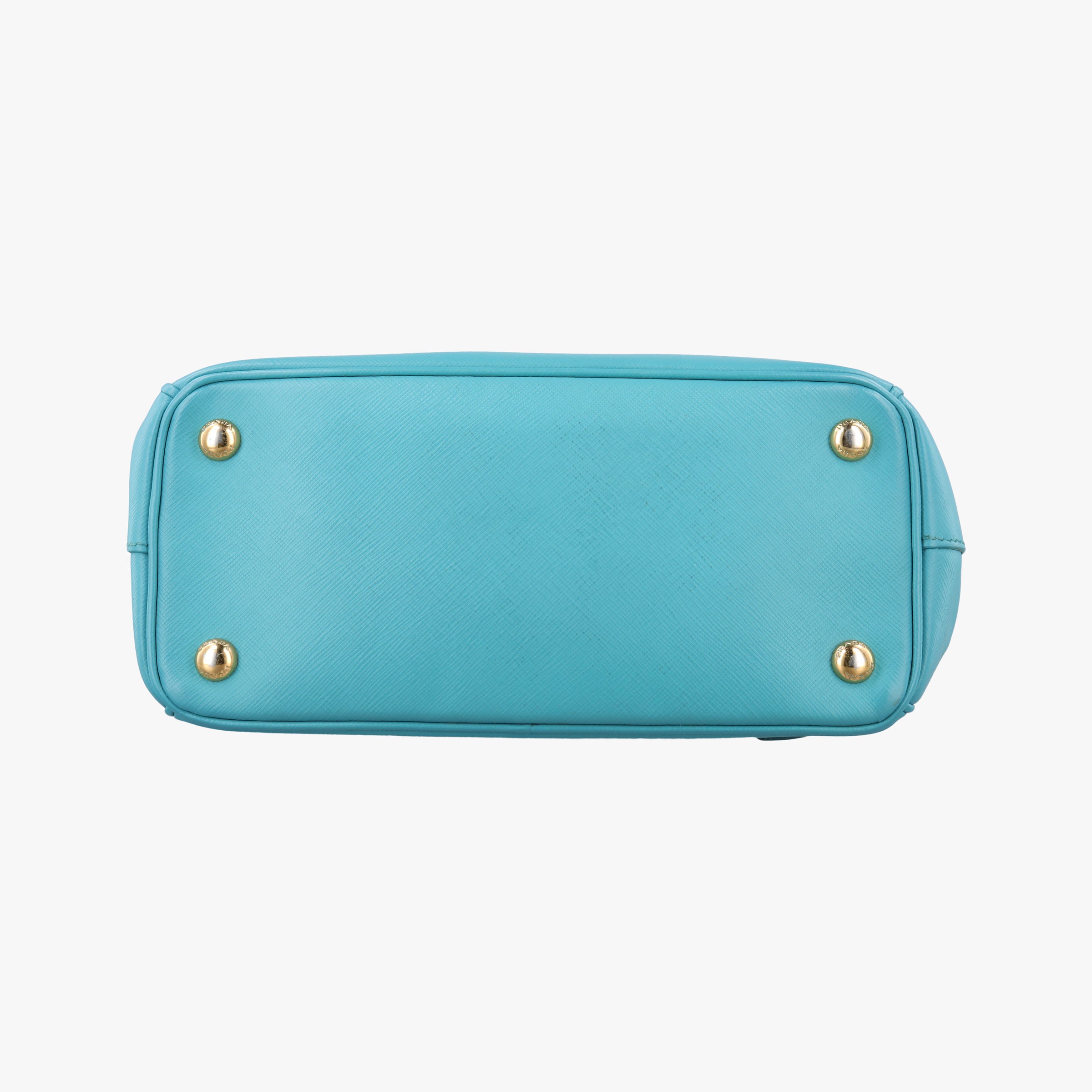 Pre-owned Prada Galleria Blue SAFFIANO Leather BN1801 shoulderbag | stylenewstar