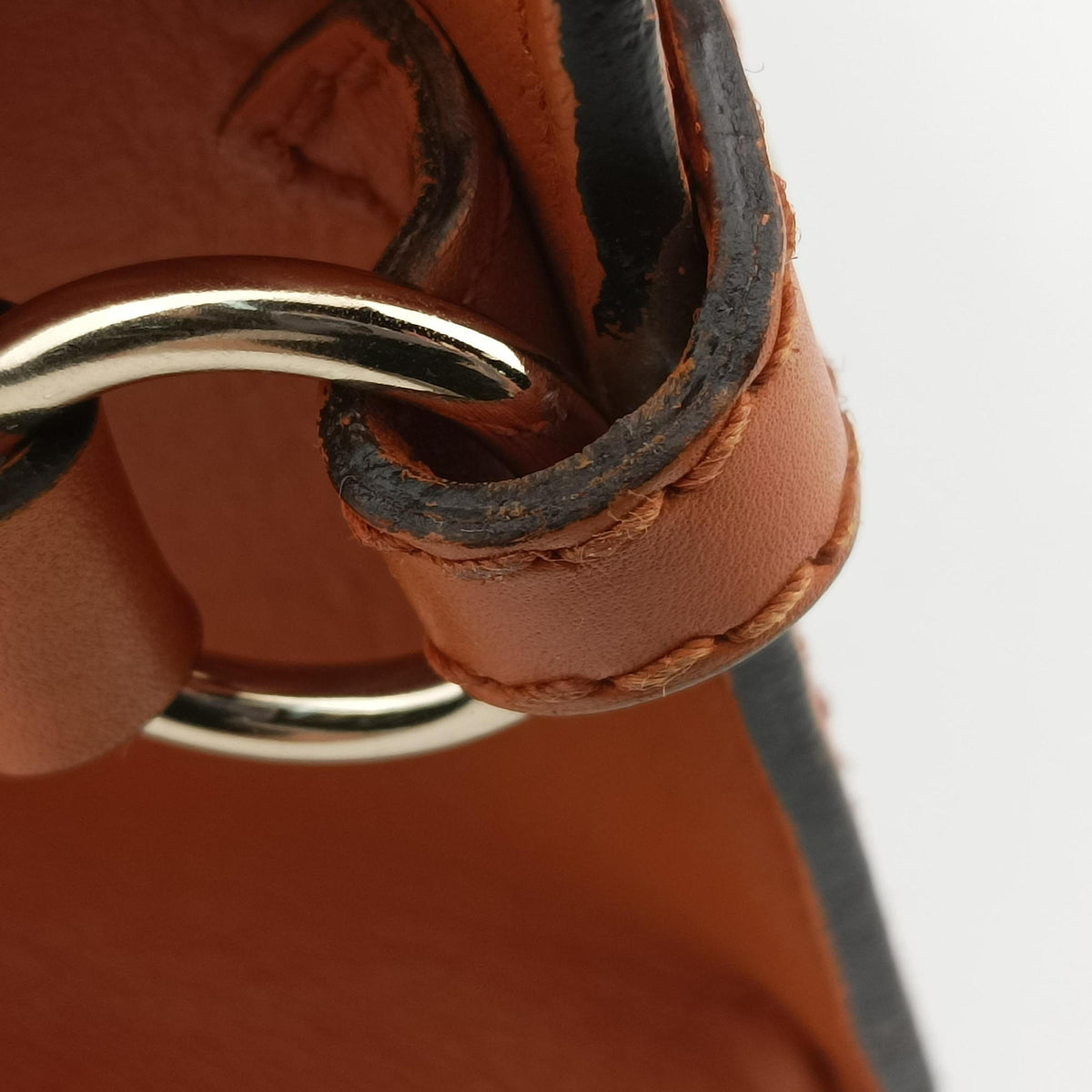 Pre-owned Gucci Stirrup Brown leather 277514 handbag | stylenewstar