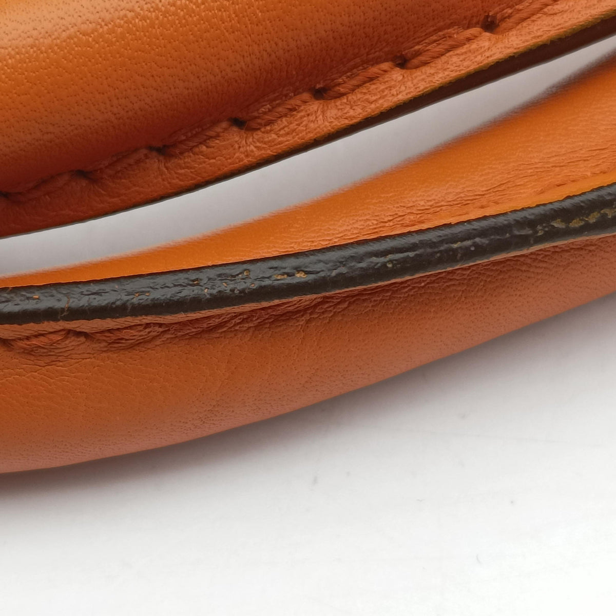 Pre-owned Gucci Stirrup Brown leather 277514 handbag | stylenewstar