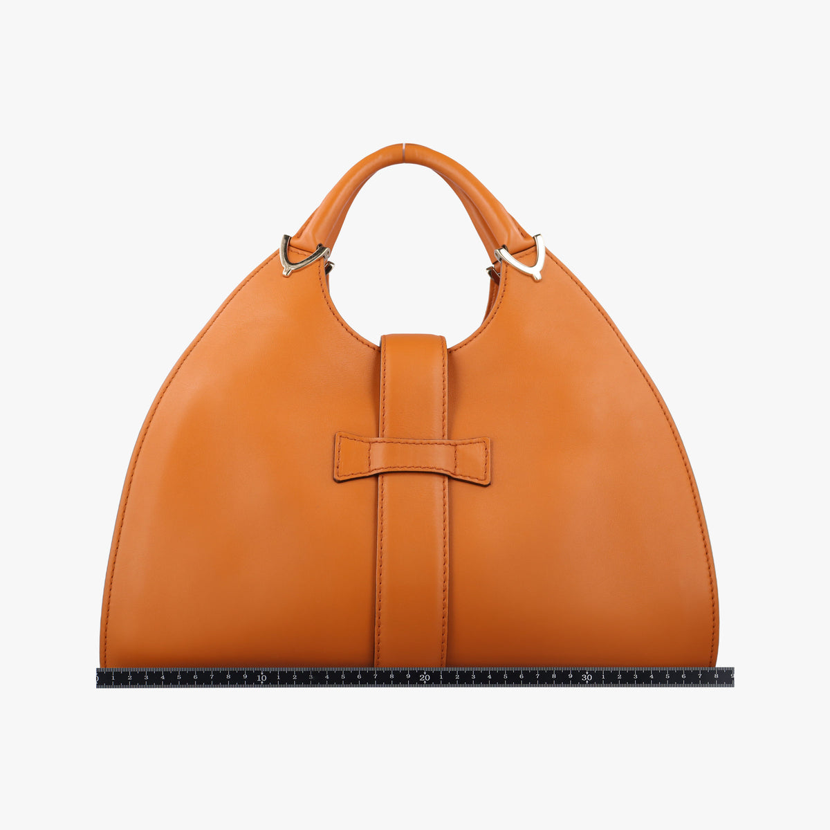 Pre-owned Gucci Stirrup Brown leather 277514 handbag | stylenewstar