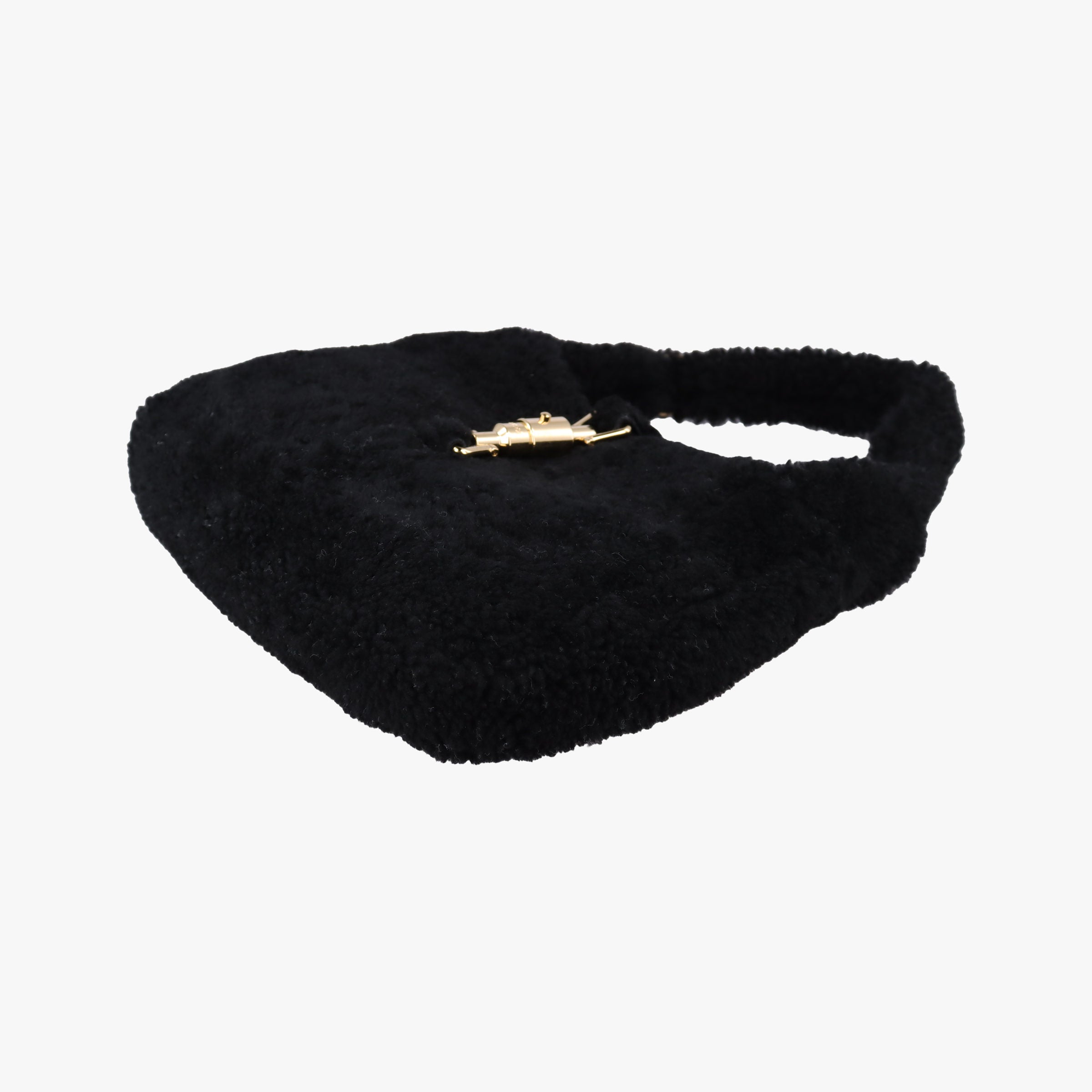 Pre-owned Gucci JACKIE 1961 Black Fur 636709 shoulderbag | stylenewstar