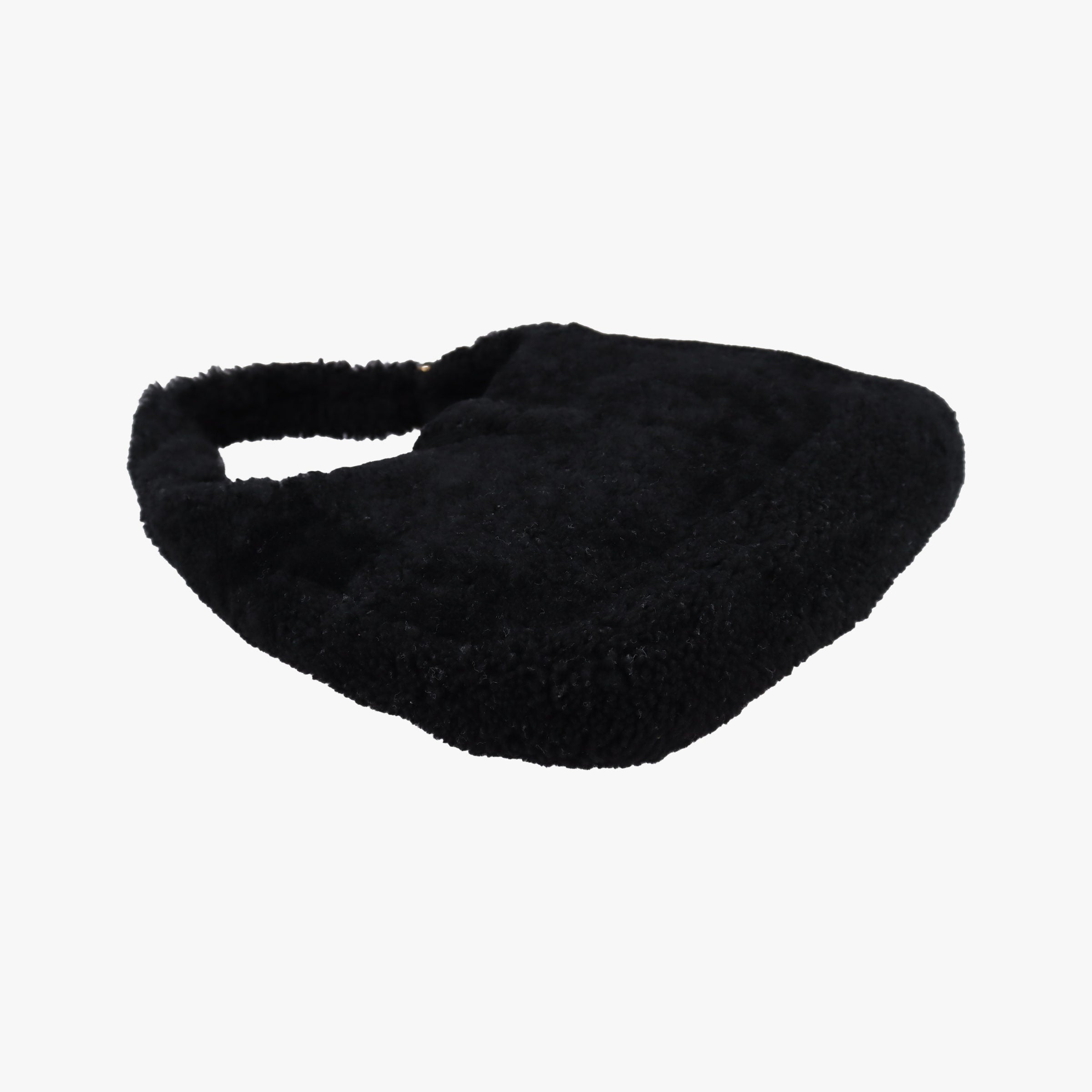 Pre-owned Gucci JACKIE 1961 Black Fur 636709 shoulderbag | stylenewstar
