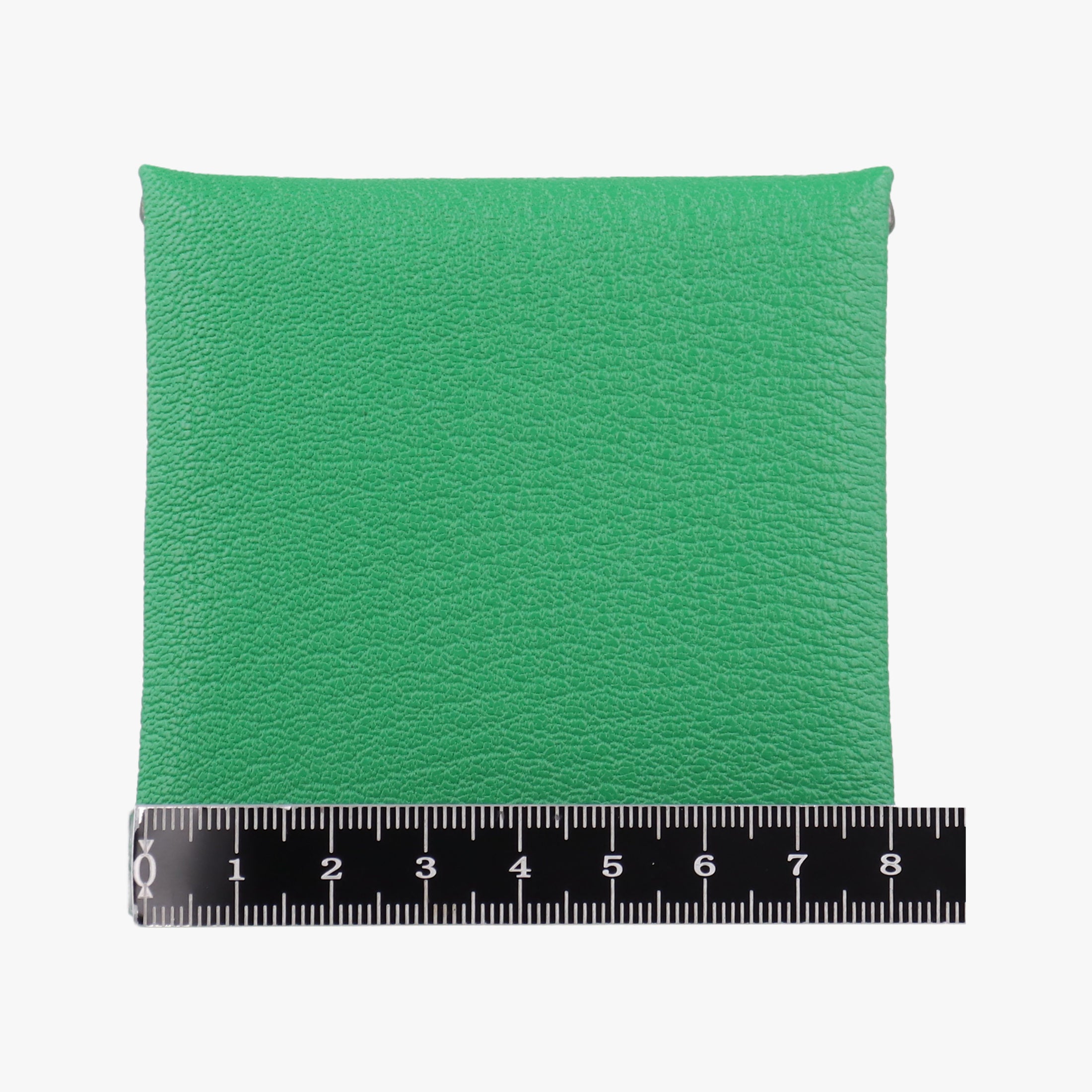 Pre-owned Hermes Bastia Green Leather  bifoldwallet | stylenewstar