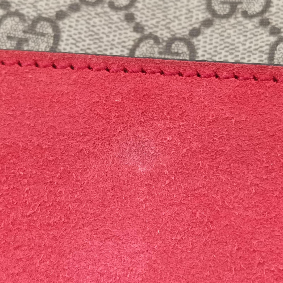 Vintage Gucci Dionysus Beige×red PVC coated canvas × suede 400249 shoulderbag | stylenewstar