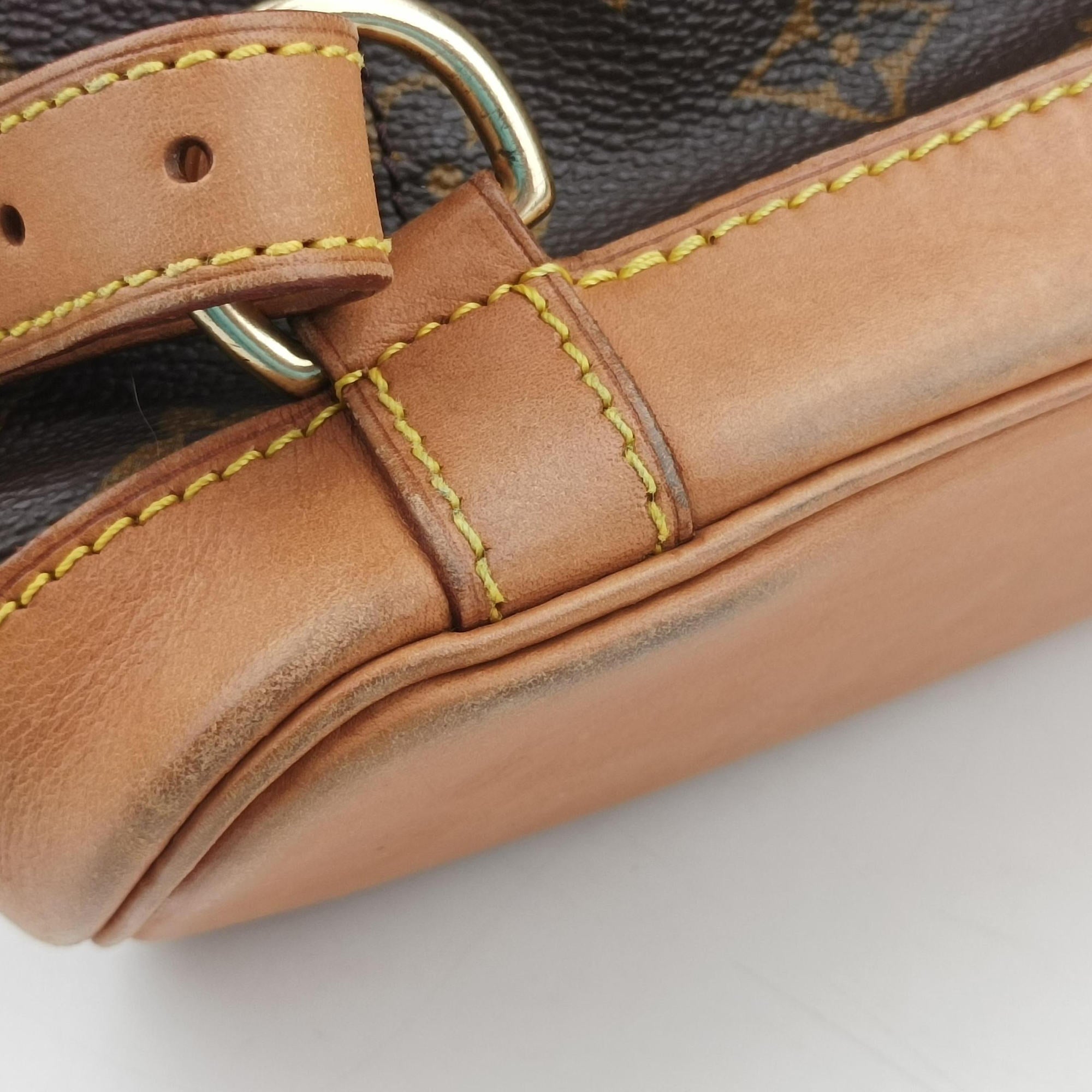 Secondhand Louis Vuitton MONTSOURIS GM brown Monogram Canvas M51135 backpack/rucksack | stylenewstar