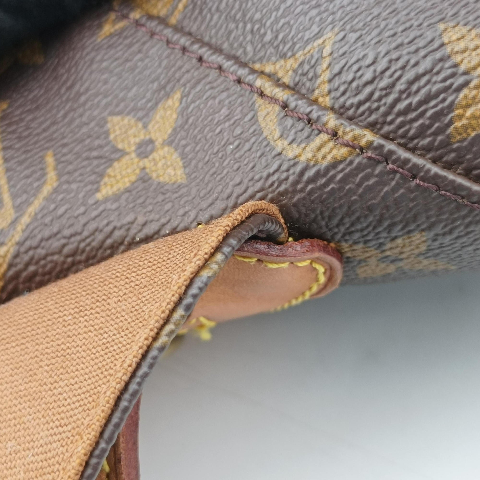 Secondhand Louis Vuitton MONTSOURIS GM brown Monogram Canvas M51135 backpack/rucksack | stylenewstar