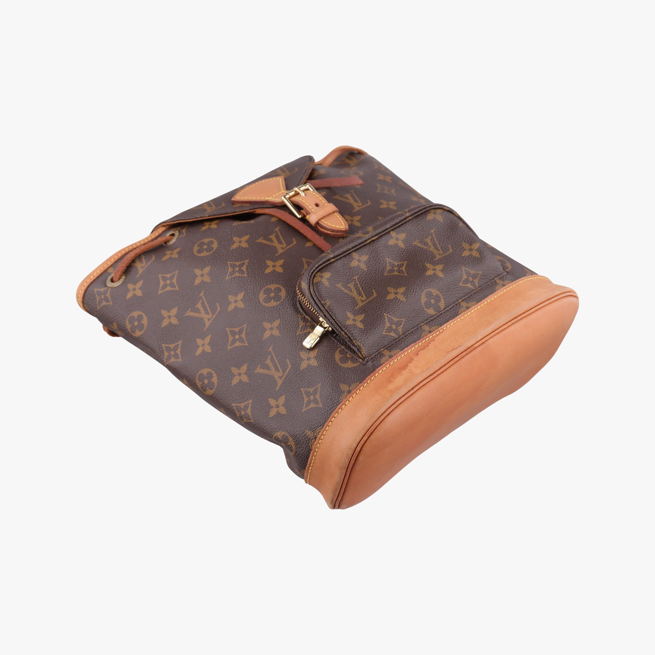 Secondhand Louis Vuitton MONTSOURIS GM brown Monogram Canvas M51135 backpack/rucksack | stylenewstar
