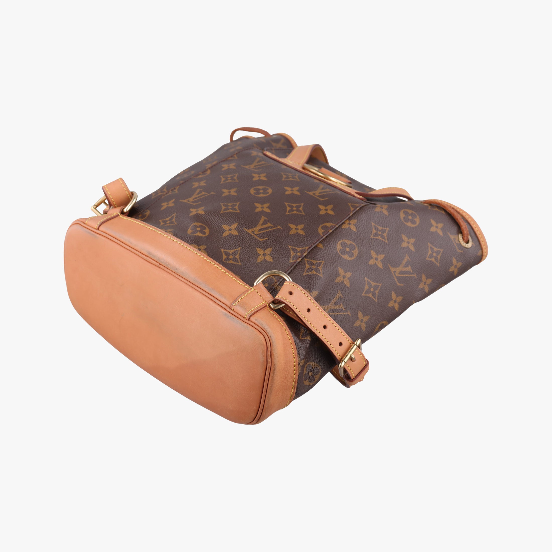 Secondhand Louis Vuitton MONTSOURIS GM brown Monogram Canvas M51135 backpack/rucksack | stylenewstar