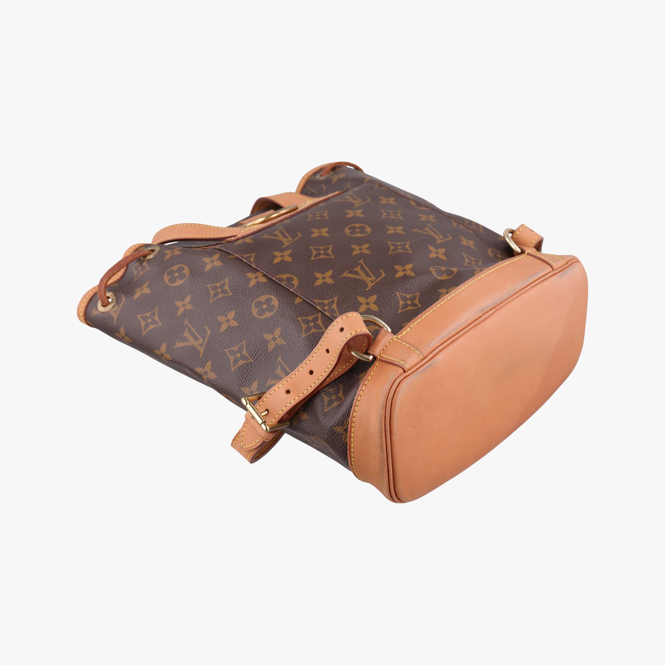 Secondhand Louis Vuitton MONTSOURIS GM brown Monogram Canvas M51135 backpack/rucksack | stylenewstar