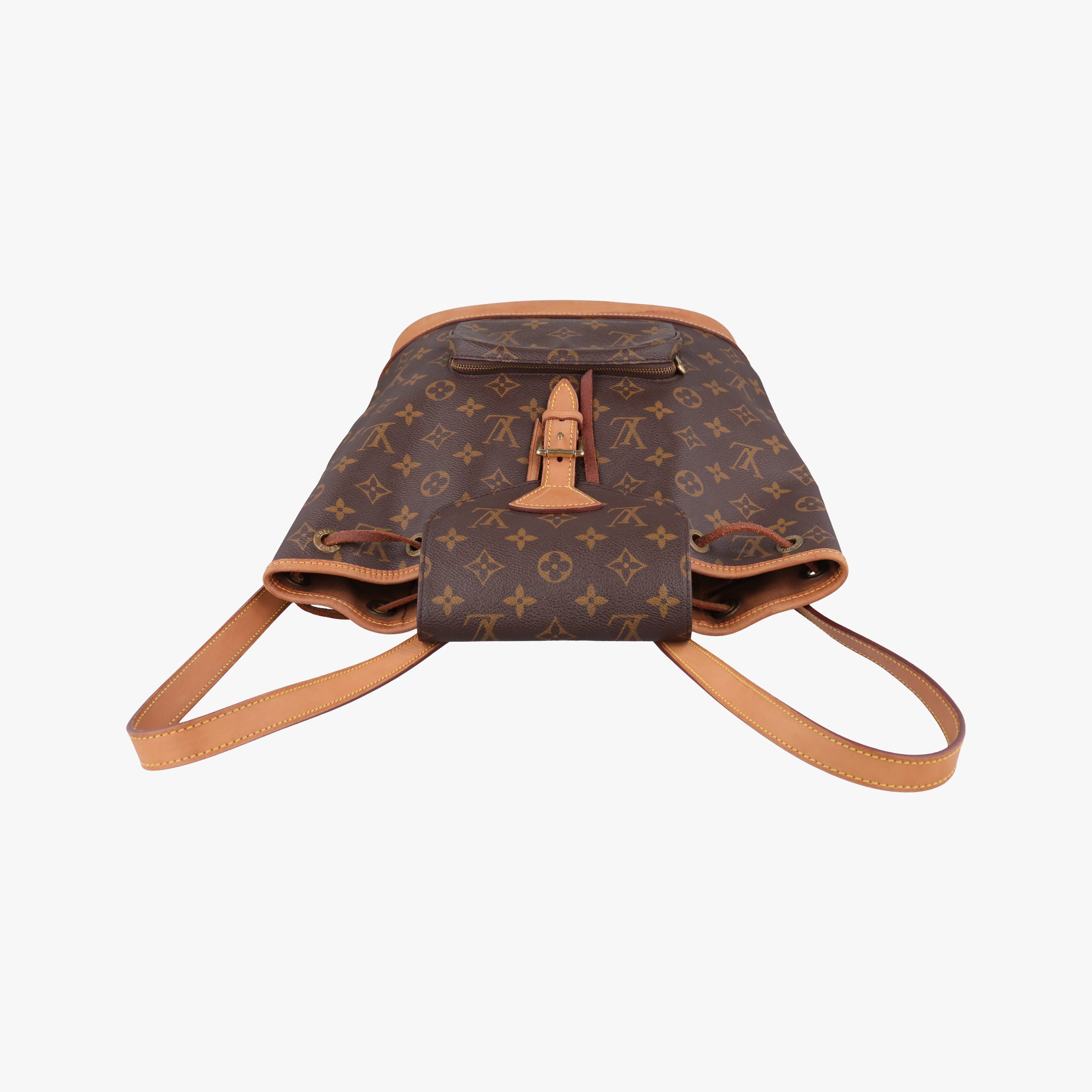 Secondhand Louis Vuitton MONTSOURIS GM brown Monogram Canvas M51135 backpack/rucksack | stylenewstar