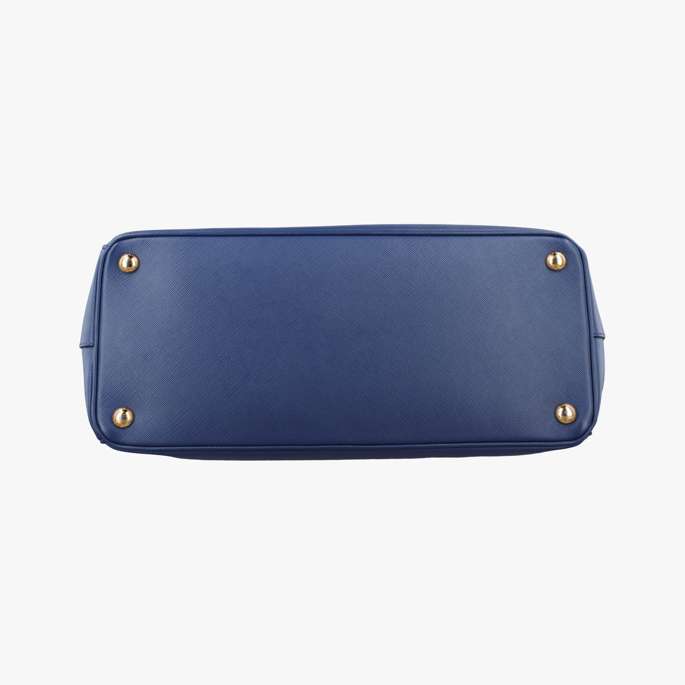 Pre-owned Prada Galleria Blue SAFFIANO Leather BN2274 handbag | stylenewstar