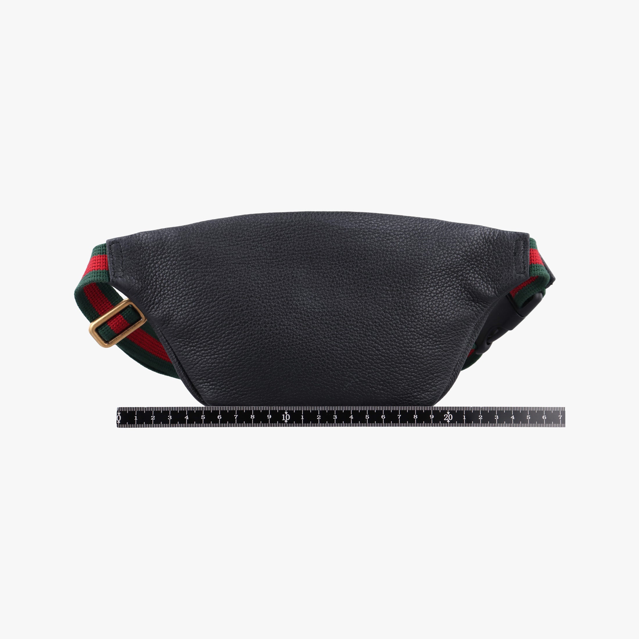 Pre-owned Gucci Print Black Leather 527792 bum bag/waist bag | stylenewstar