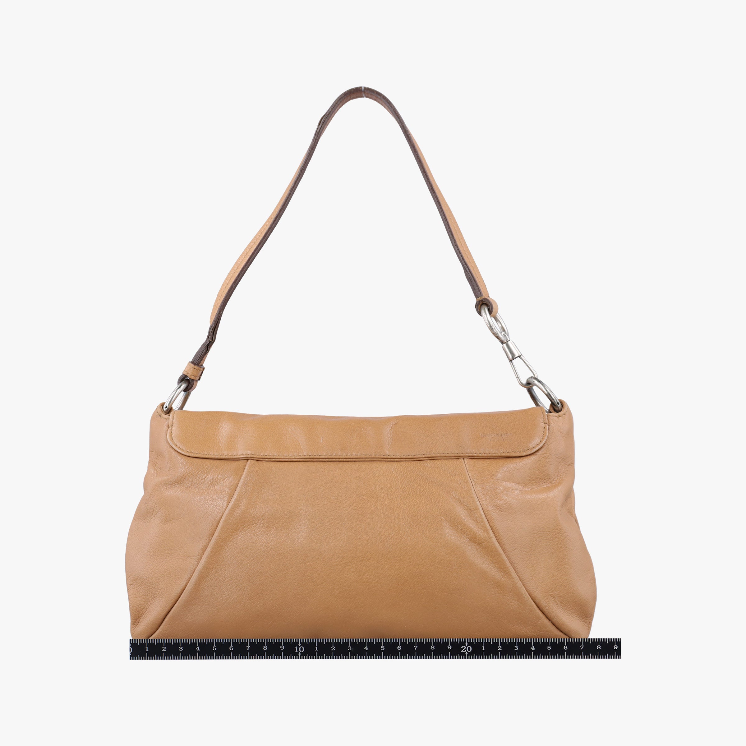 Pre-owned Yves Saint Laurent Mombasa Beige Leather 112930 shoulderbag | stylenewstar