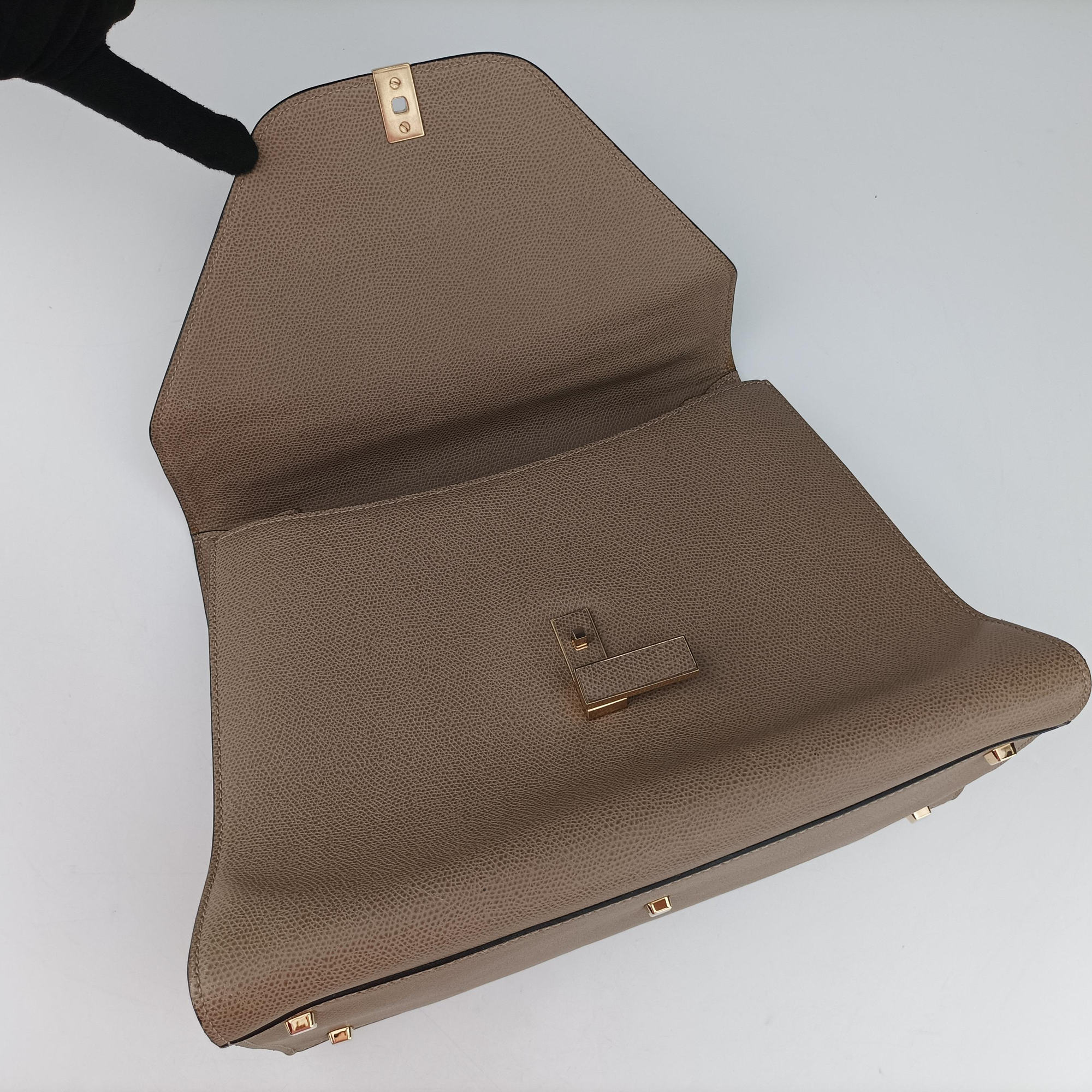 Secondhand Valextra Iside Brown Calfskin  shoulderbag | stylenewstar