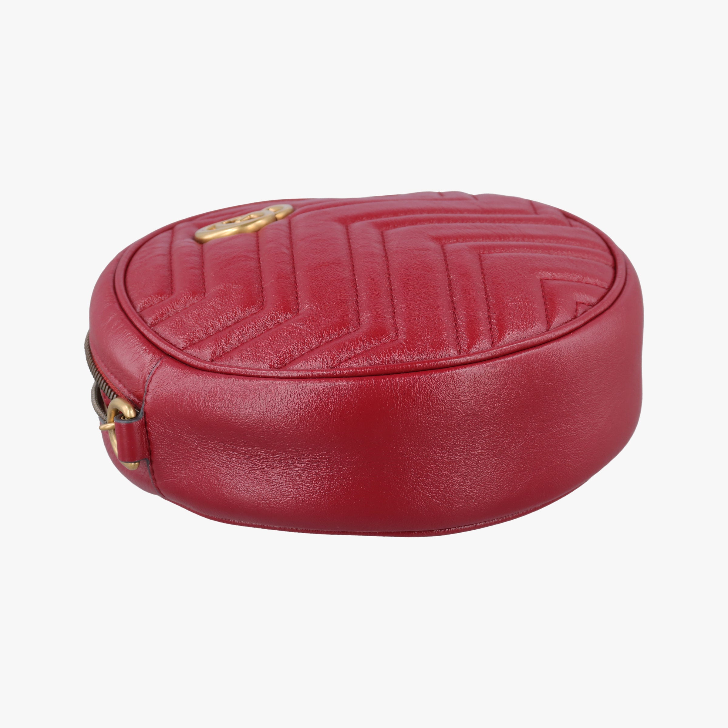 Secondhand Gucci GG Marmont Red Leather 550154 shoulderbag | stylenewstar