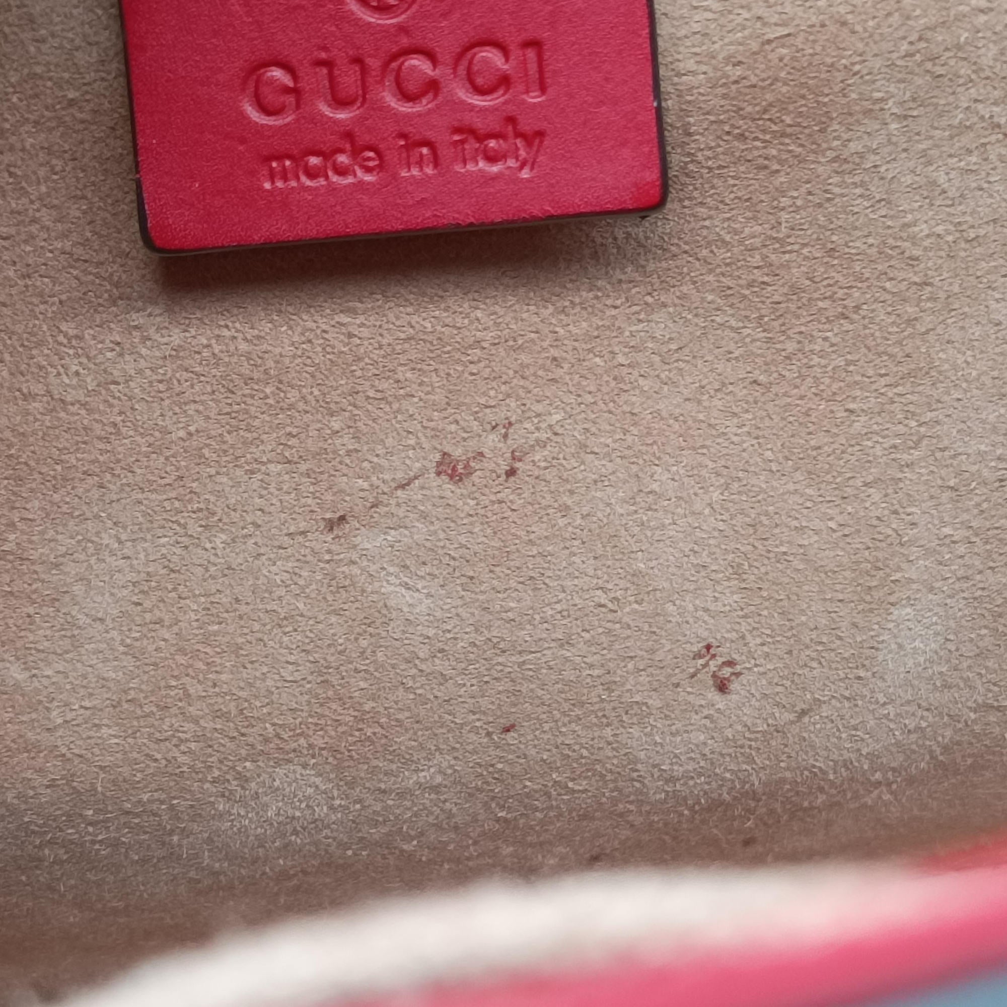 Pre-owned Gucci Sylvie Red Leather 421882 shoulderbag | stylenewstar