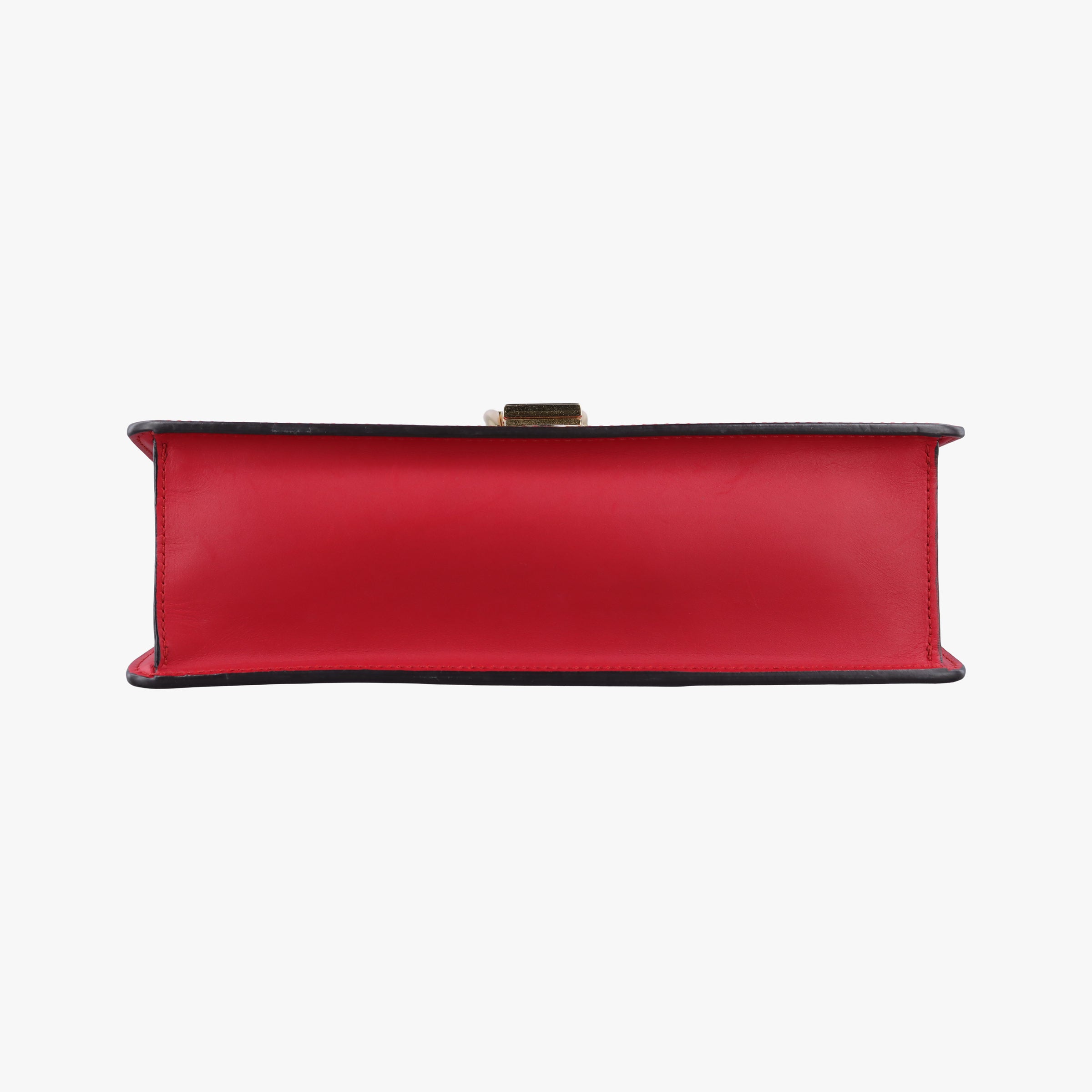 Pre-owned Gucci Sylvie Red Leather 421882 shoulderbag | stylenewstar
