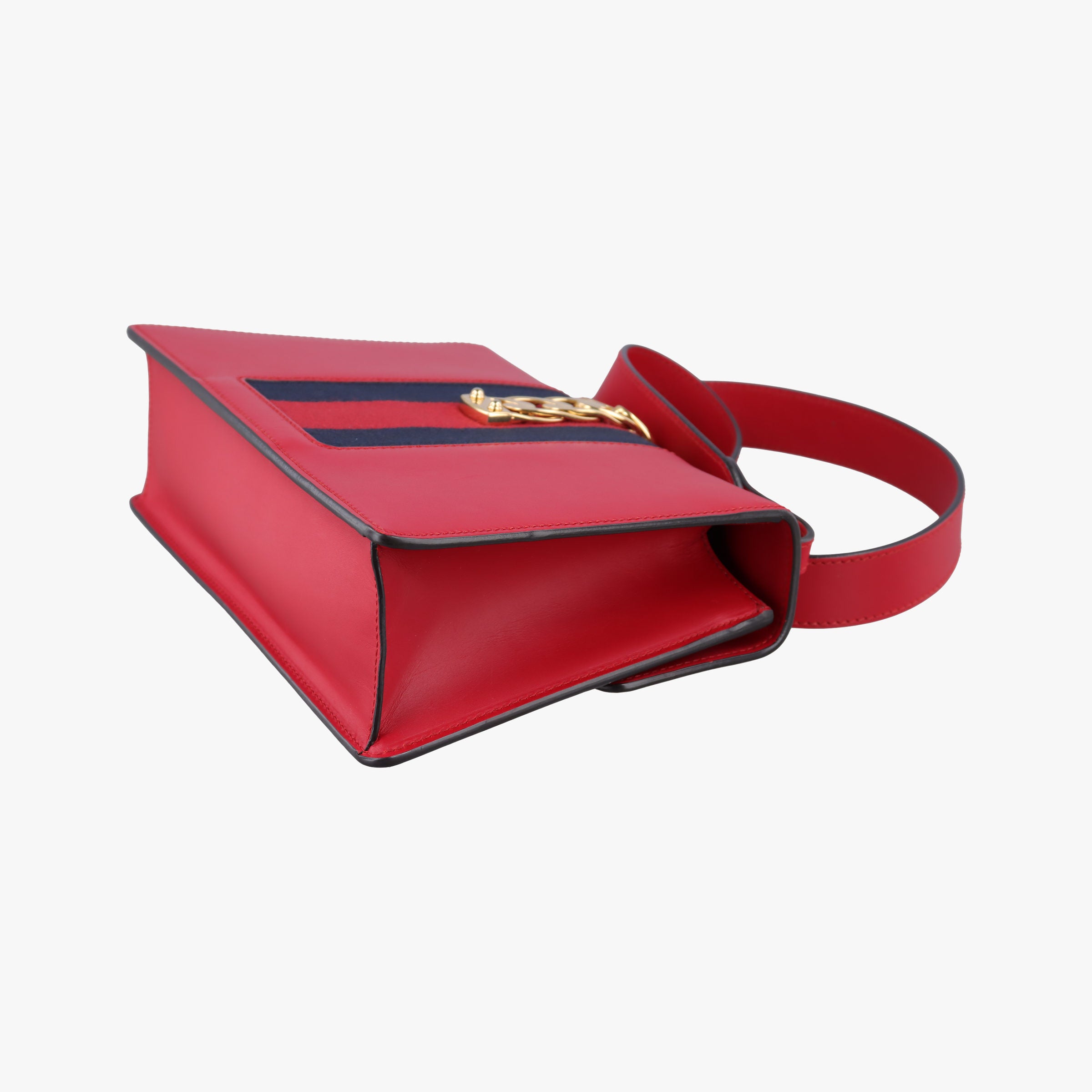 Pre-owned Gucci Sylvie Red Leather 421882 shoulderbag | stylenewstar