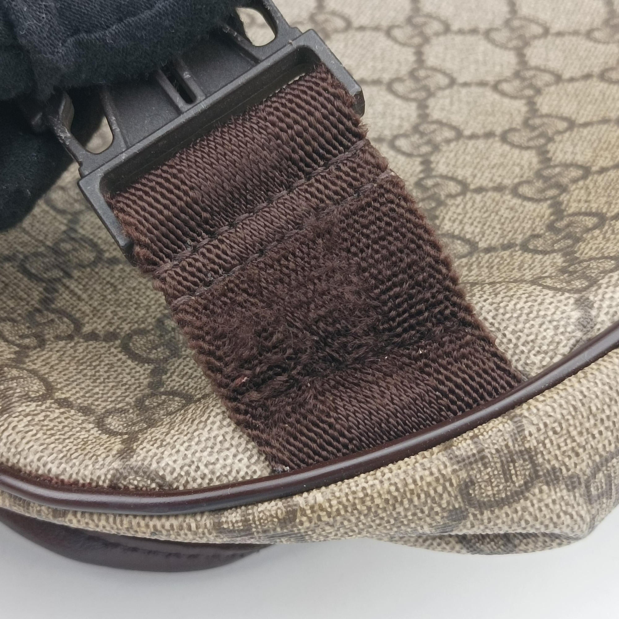 Pre-owned Gucci GG Plus Messenger Brown PVC coated canvas×Leather 201732 shoulderbag | stylenewstar