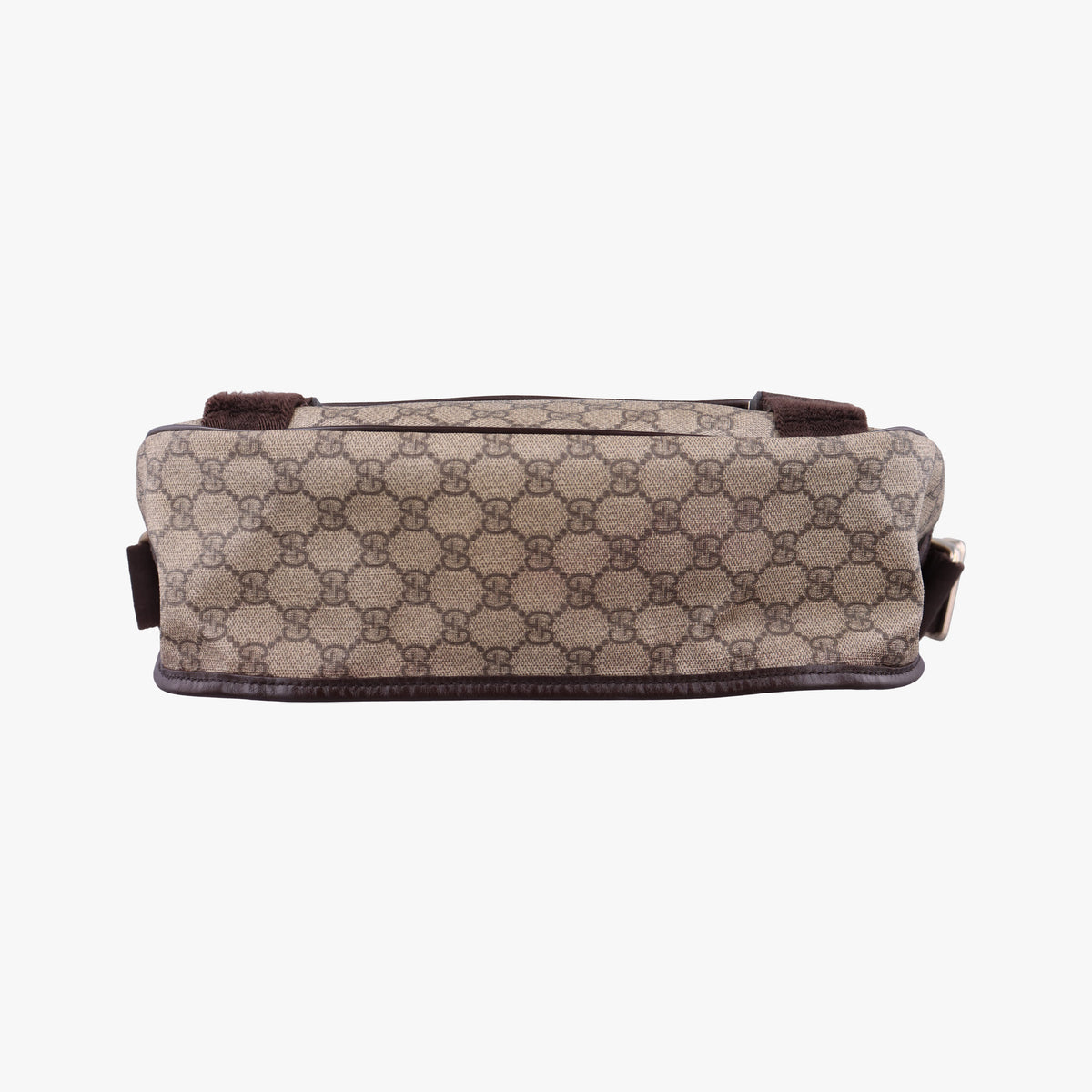 Pre-owned Gucci GG Plus Messenger Brown PVC coated canvas×Leather 201732 shoulderbag | stylenewstar