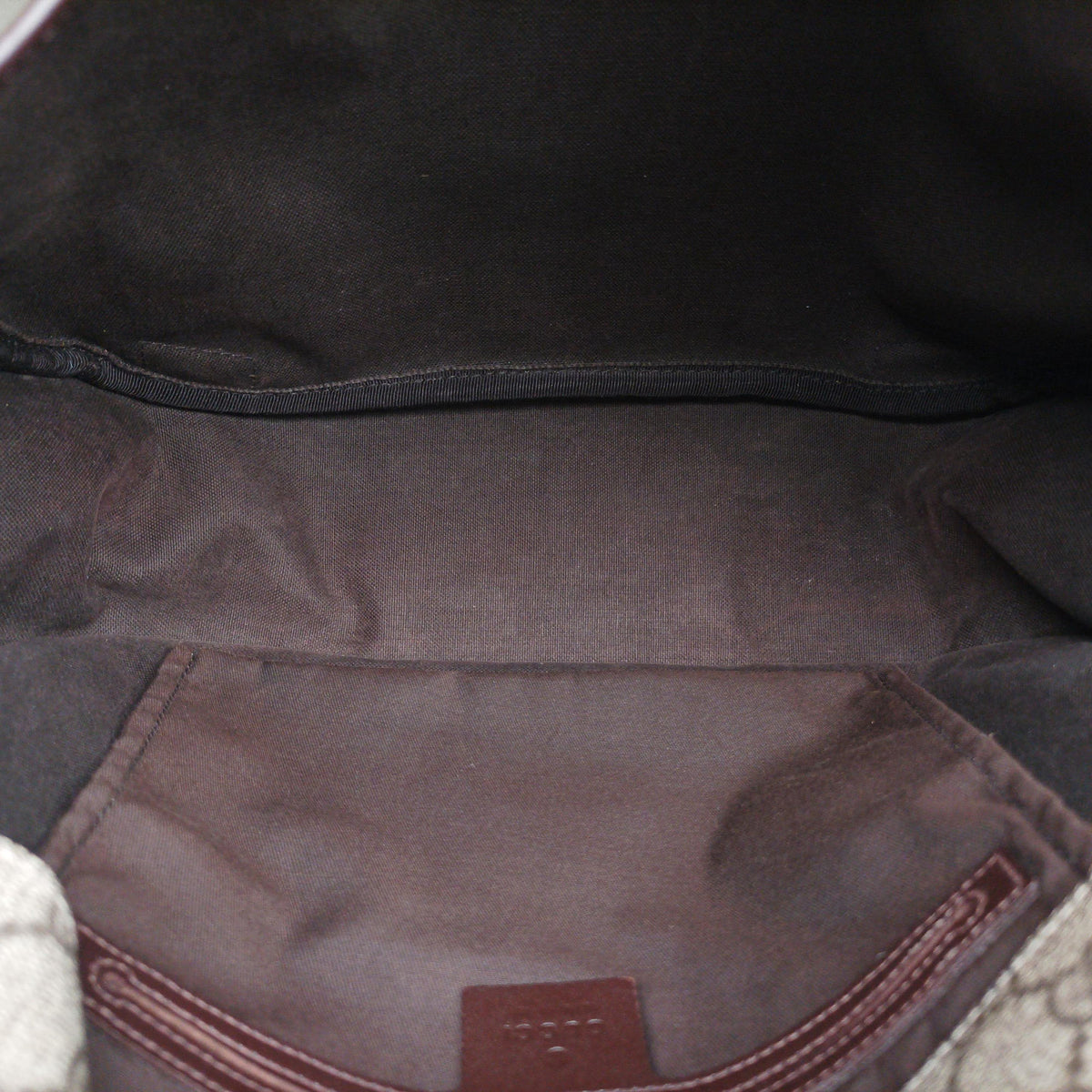 Pre-owned Gucci GG Plus Messenger Brown PVC coated canvas×Leather 201732 shoulderbag | stylenewstar