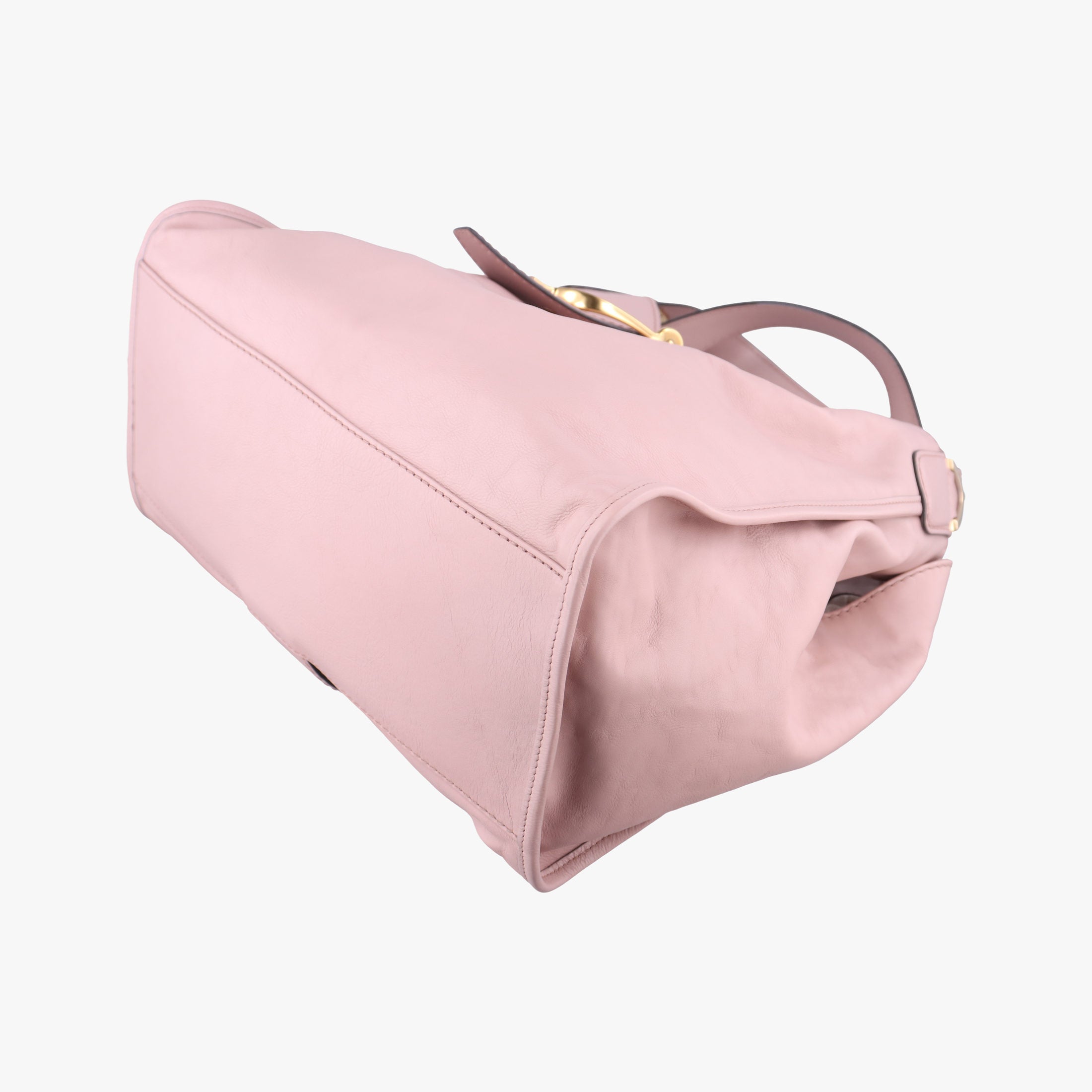 Vintage Gucci Soft Stirrup Pink Leather 296856 handbag | stylenewstar
