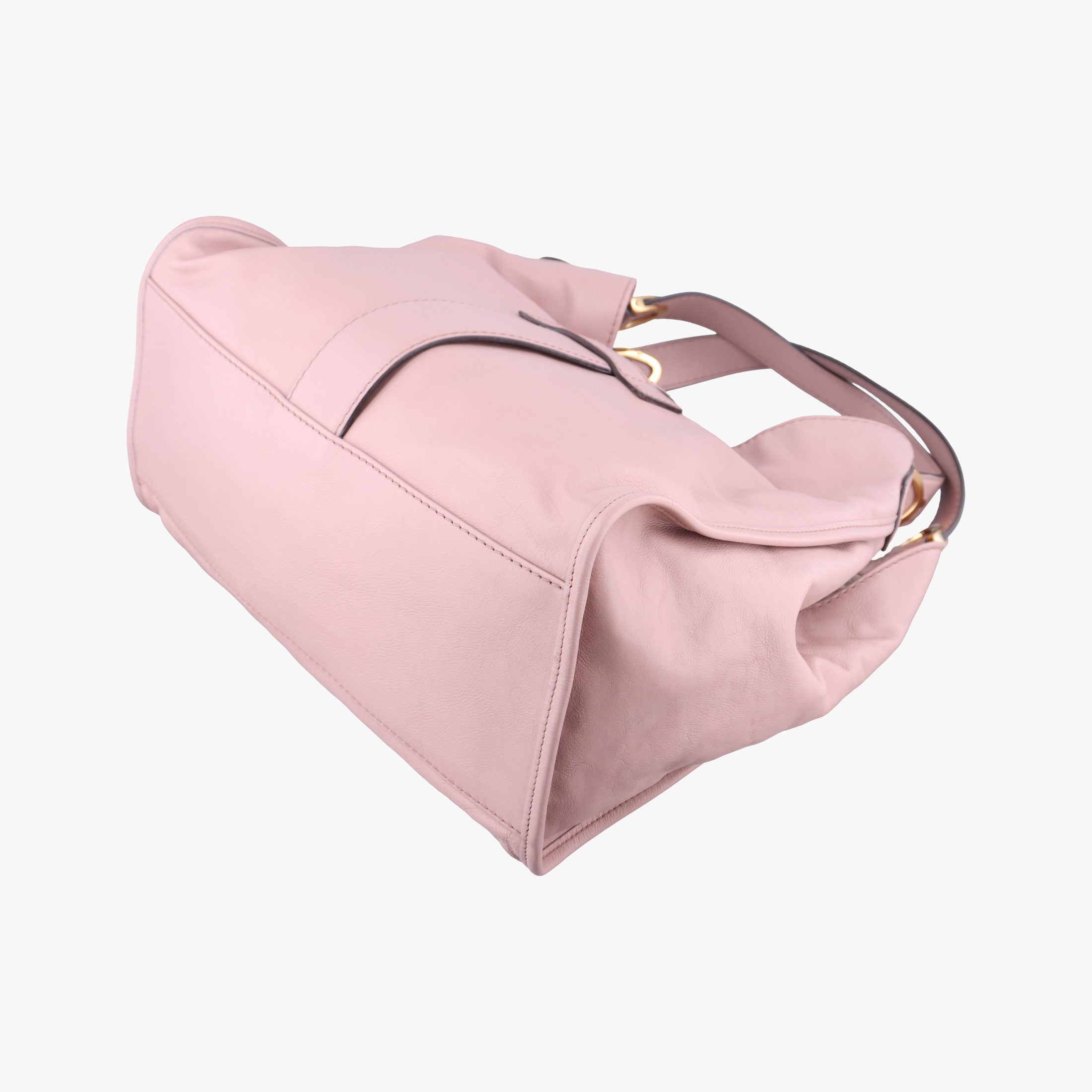 Vintage Gucci Soft Stirrup Pink Leather 296856 handbag | stylenewstar