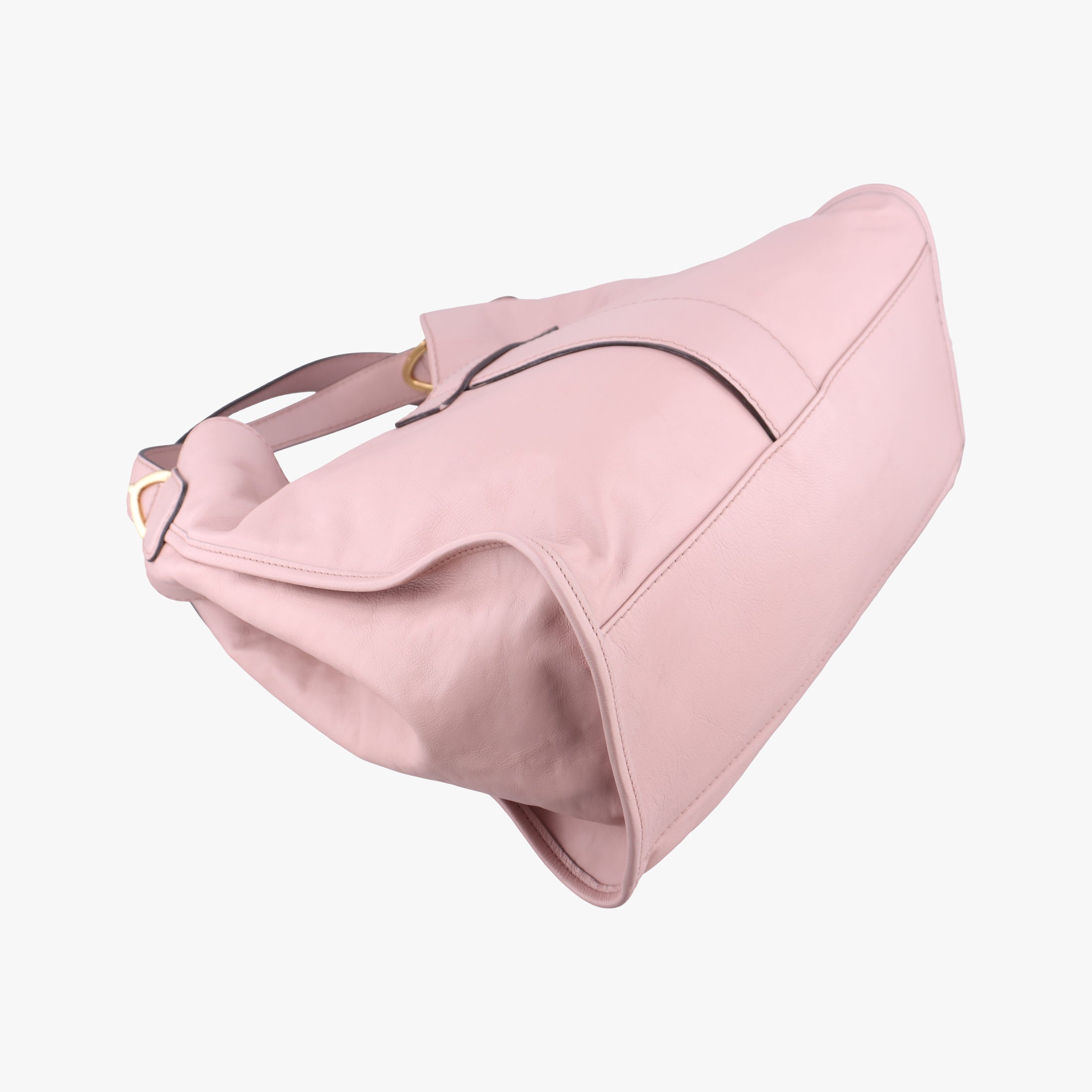 Vintage Gucci Soft Stirrup Pink Leather 296856 handbag | stylenewstar