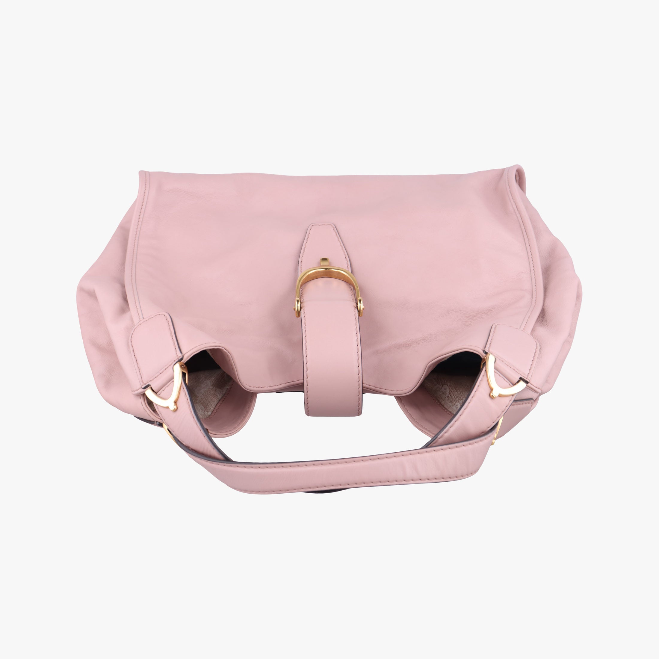 Vintage Gucci Soft Stirrup Pink Leather 296856 handbag | stylenewstar