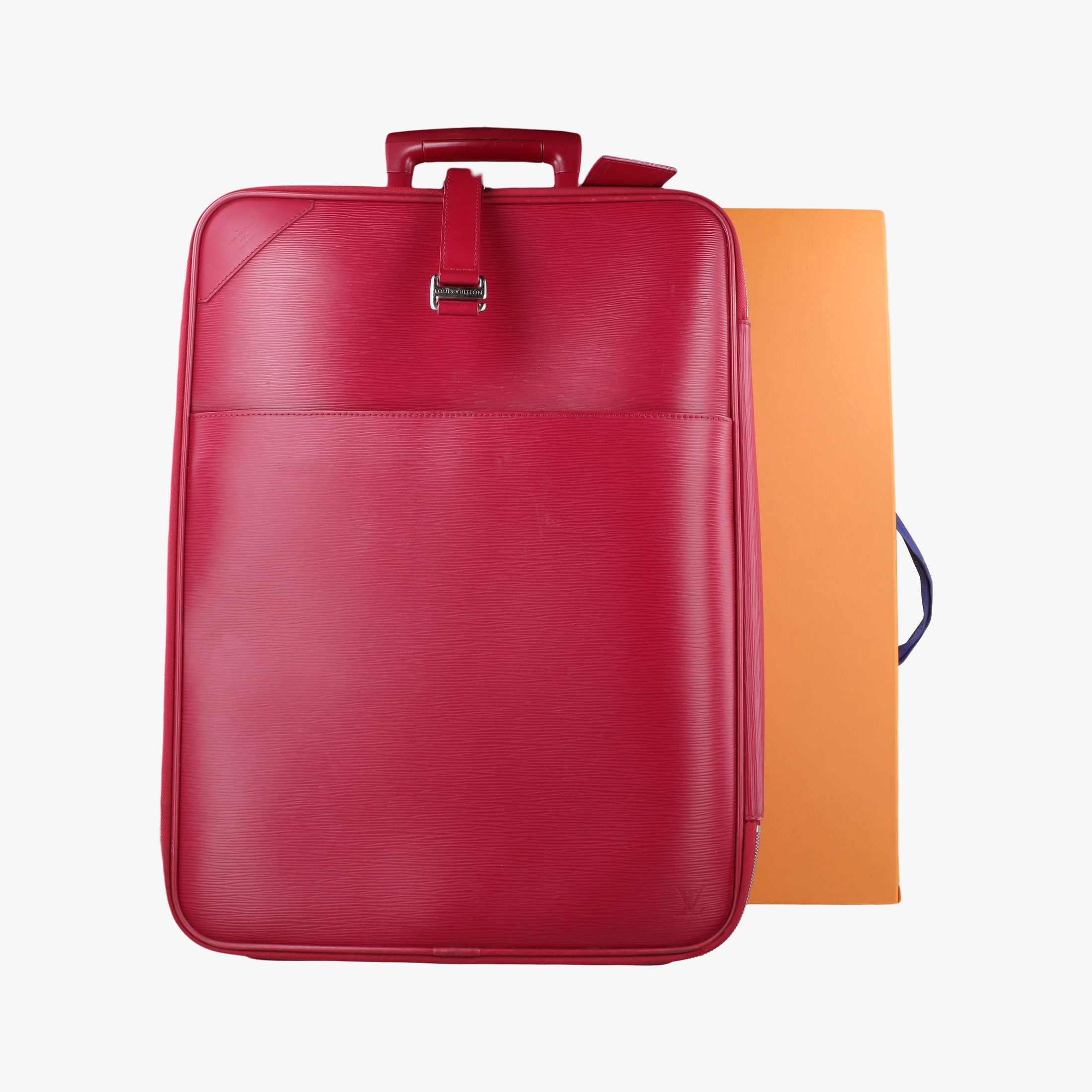 Pre-owned Louis Vuitton Pegase 55 FUCHSIA Epi M23028 suitcase | stylenewstar