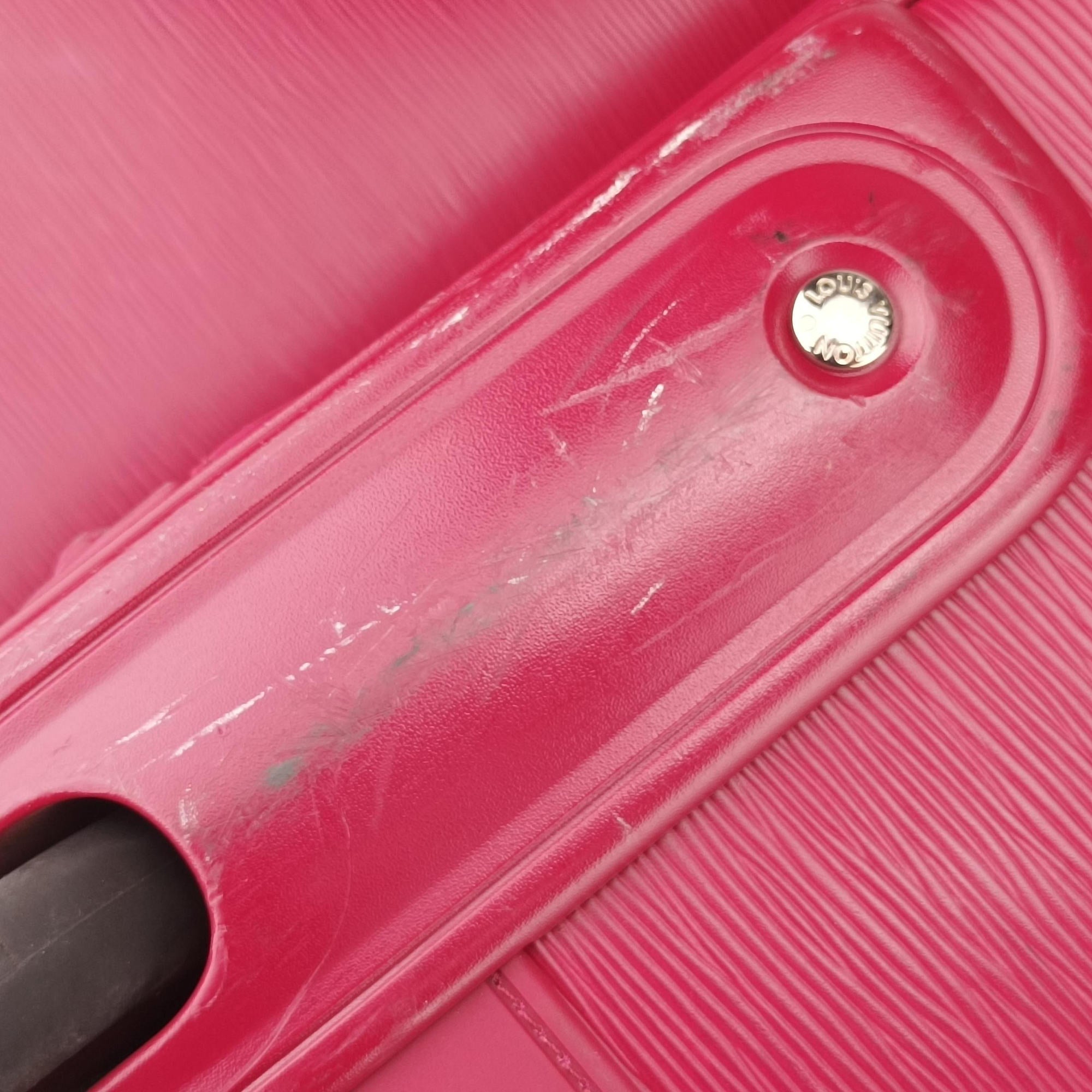 Pre-owned Louis Vuitton Pegase 55 FUCHSIA Epi M23028 suitcase | stylenewstar