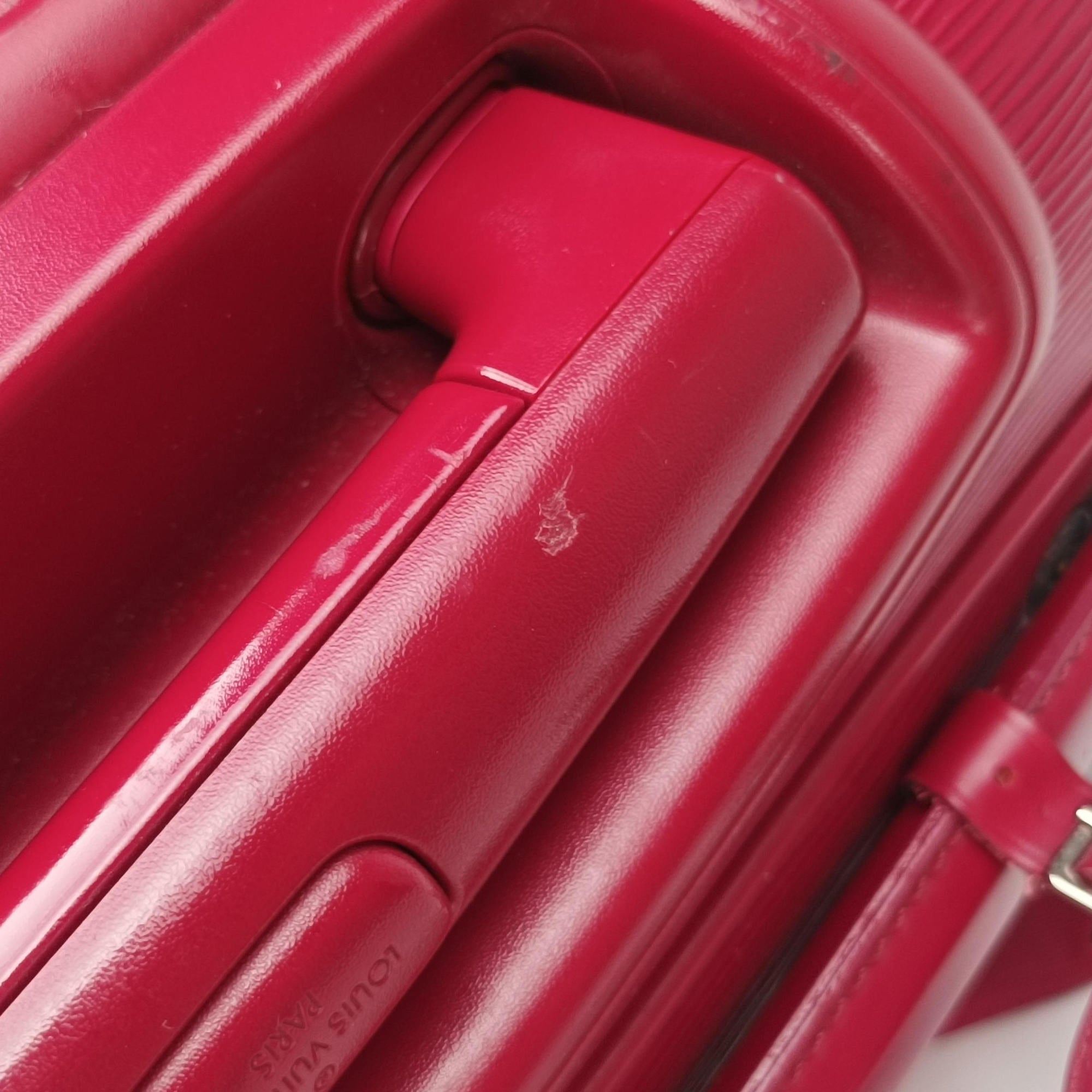 Pre-owned Louis Vuitton Pegase 55 FUCHSIA Epi M23028 suitcase | stylenewstar