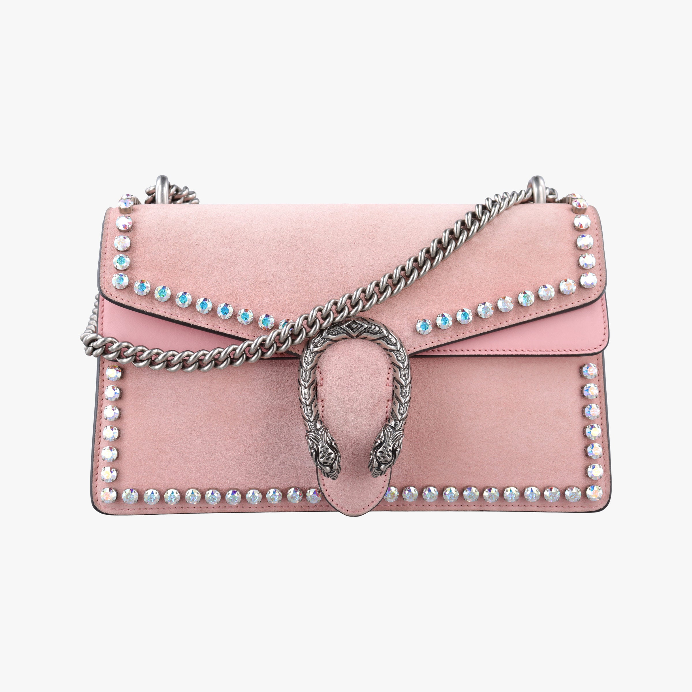 Secondhand Gucci Dionysus Pink Suede x Leather 400249 shoulderbag | stylenewstar