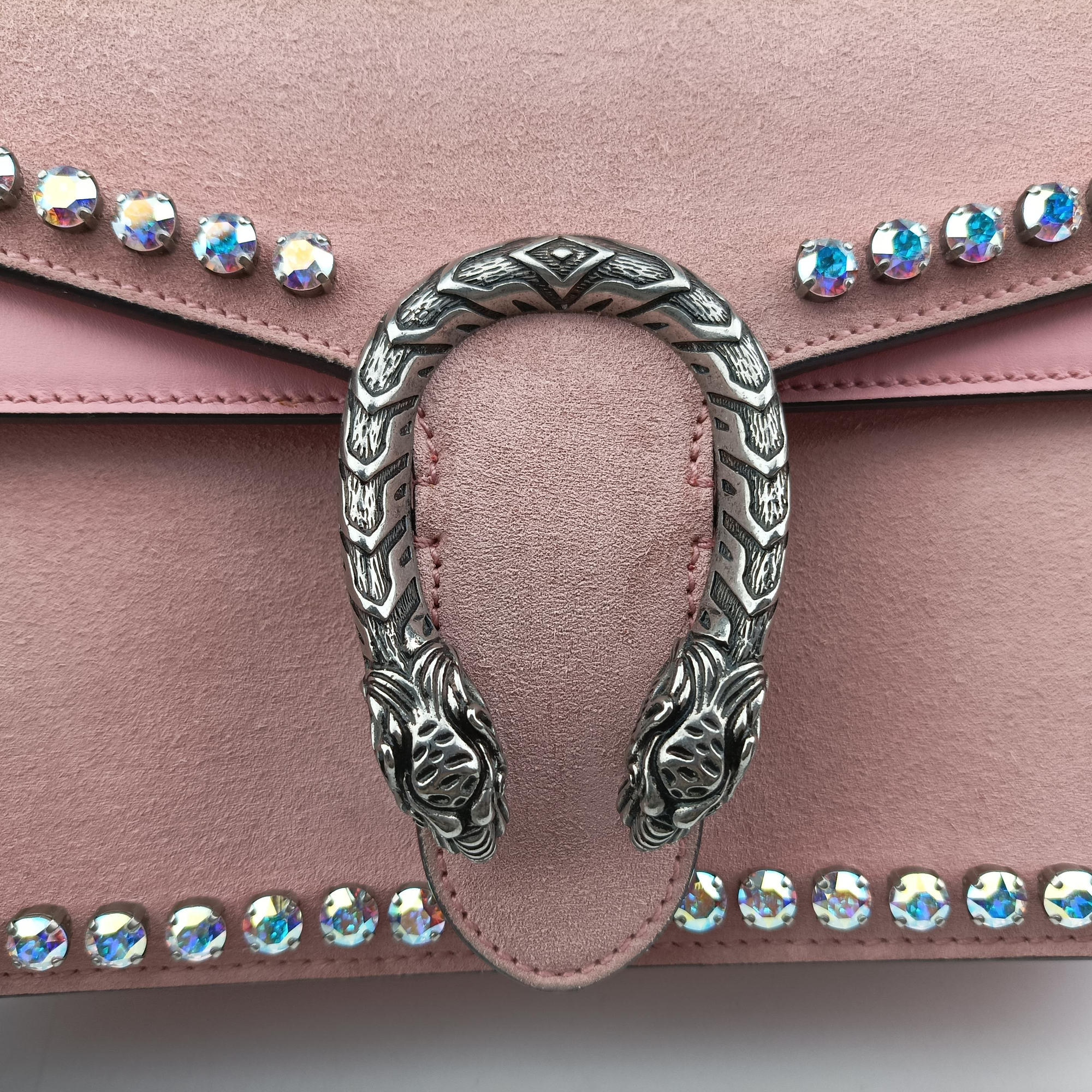 Secondhand Gucci Dionysus Pink Suede x Leather 400249 shoulderbag | stylenewstar