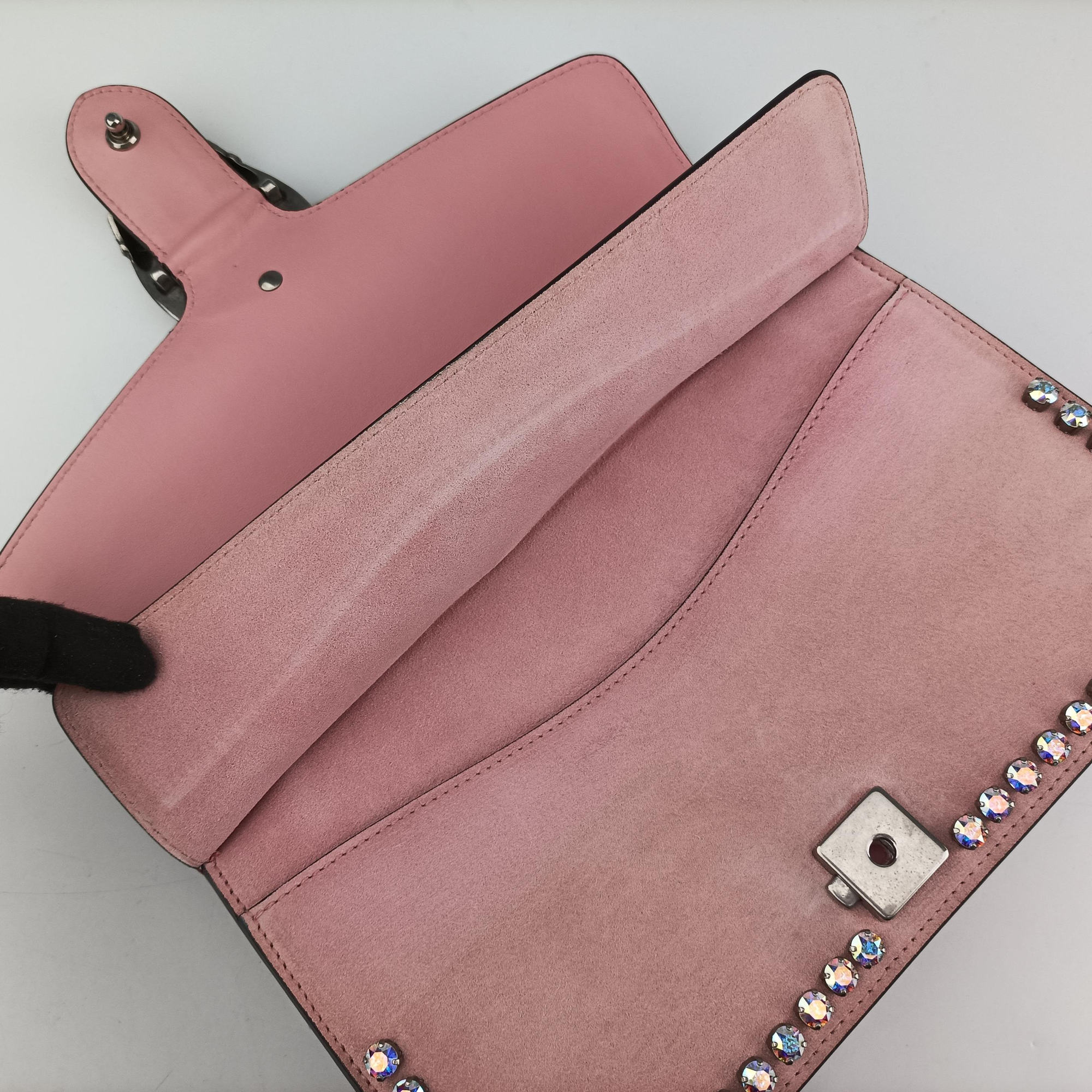 Secondhand Gucci Dionysus Pink Suede x Leather 400249 shoulderbag | stylenewstar