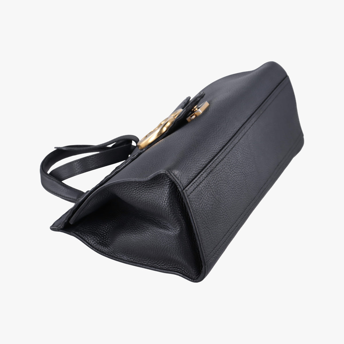 Pre-owned Gucci GG Marmont Black Leather 421890 shoulderbag | stylenewstar