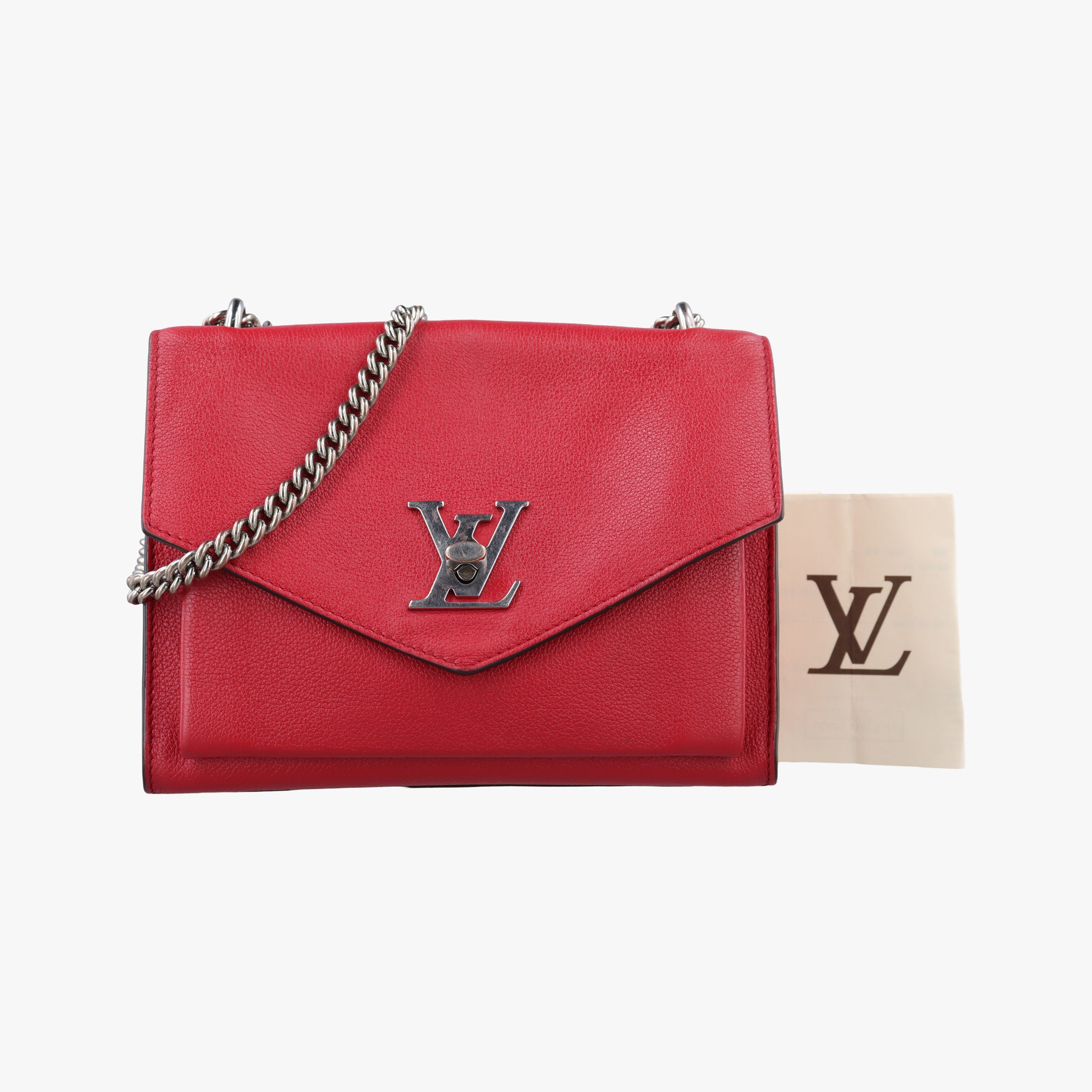 Vintage Louis Vuitton MyLockme BB Ruby Leather M51419 shoulderbag | stylenewstar