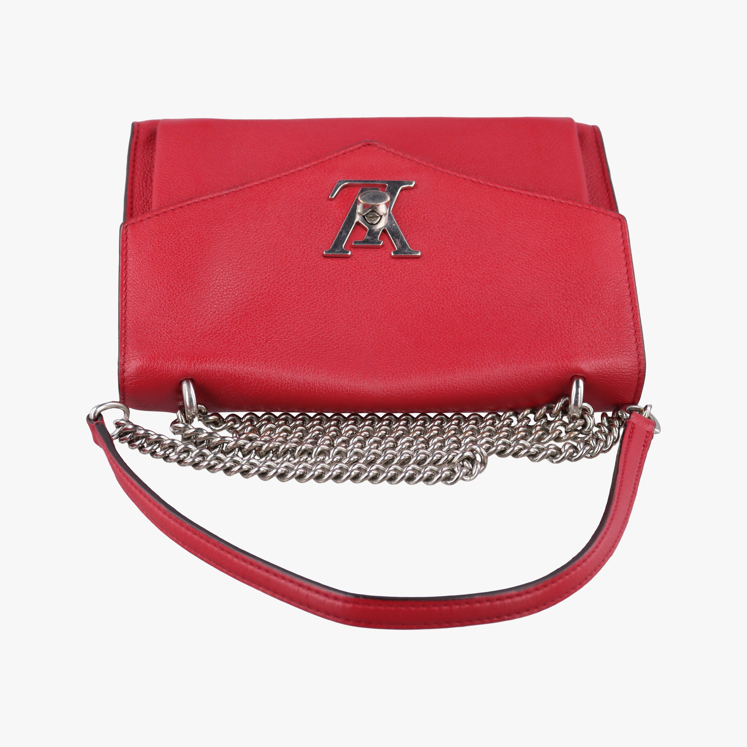 Vintage Louis Vuitton MyLockme BB Ruby Leather M51419 shoulderbag | stylenewstar
